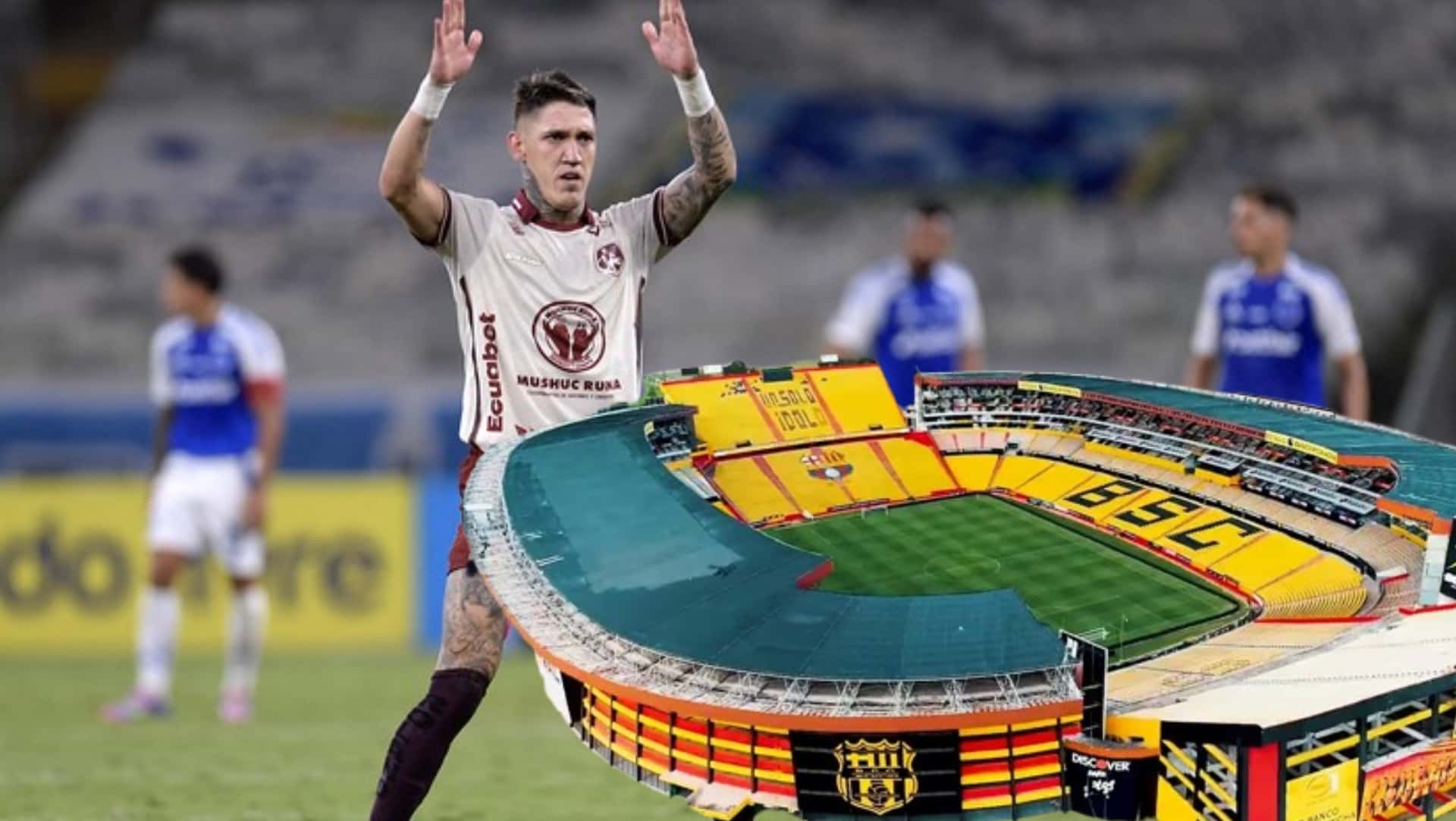 Bryan Bentaberry jugador de Mushuc Runa