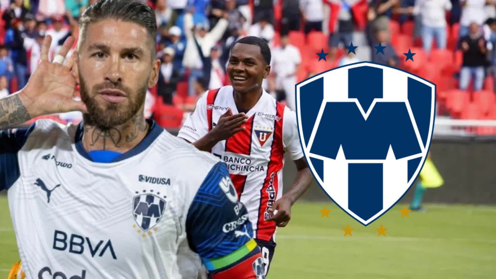 Bryan Ramírez y Sergio Ramos