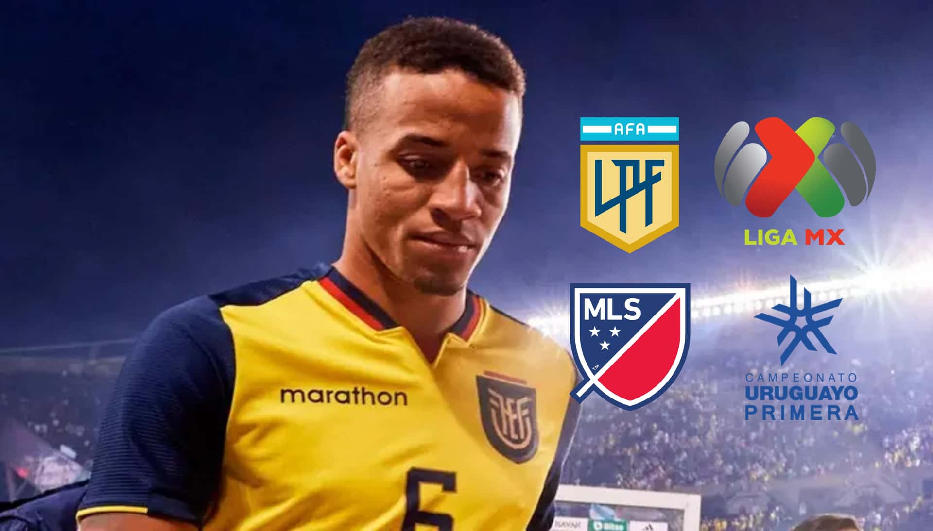 Byron Castillo con la camiseta de la Selección Ecuatoriana.