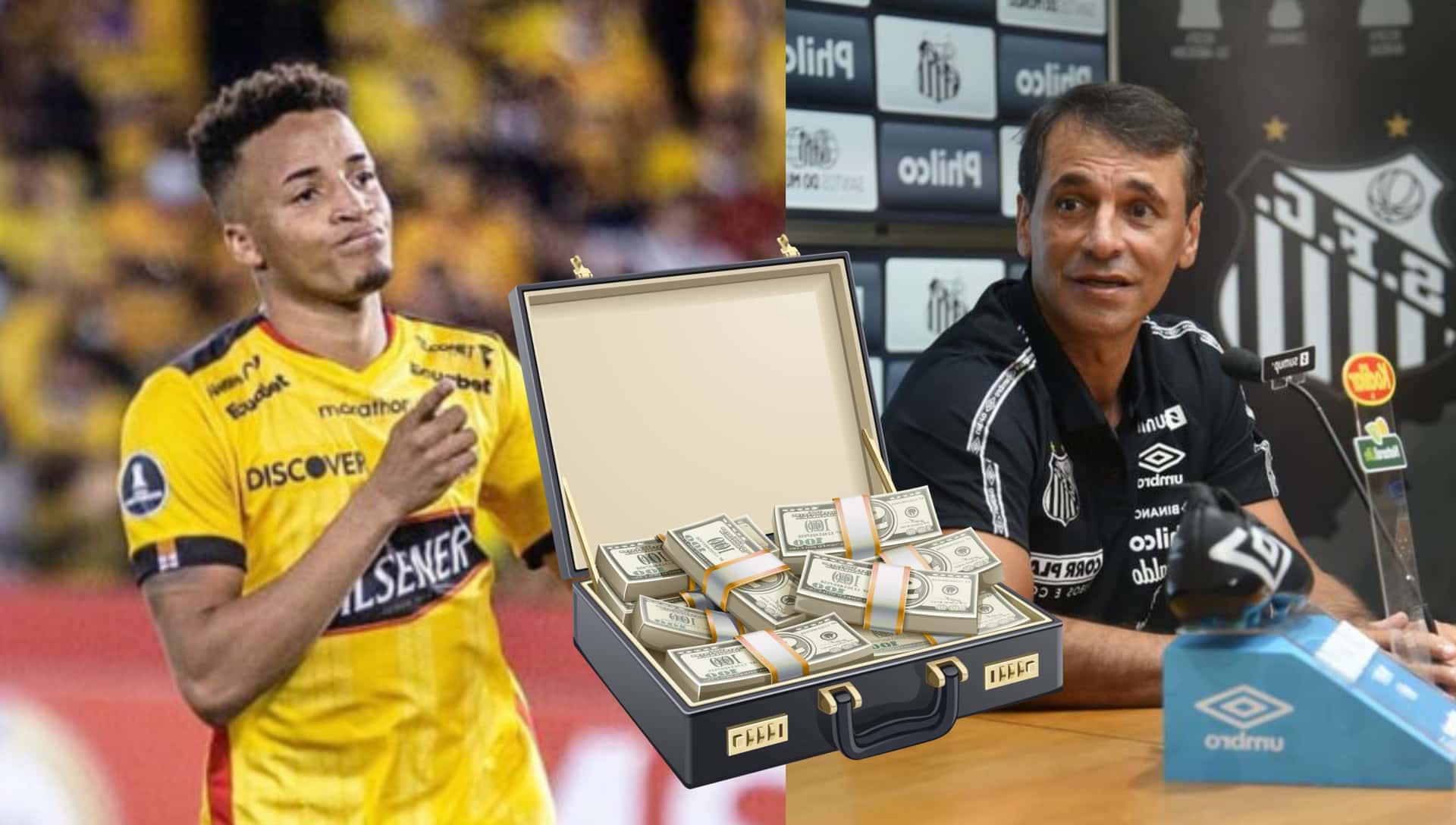 Byron Castillo está en la órbita del Santos de Brasil y se reveló los millones que ofrecen