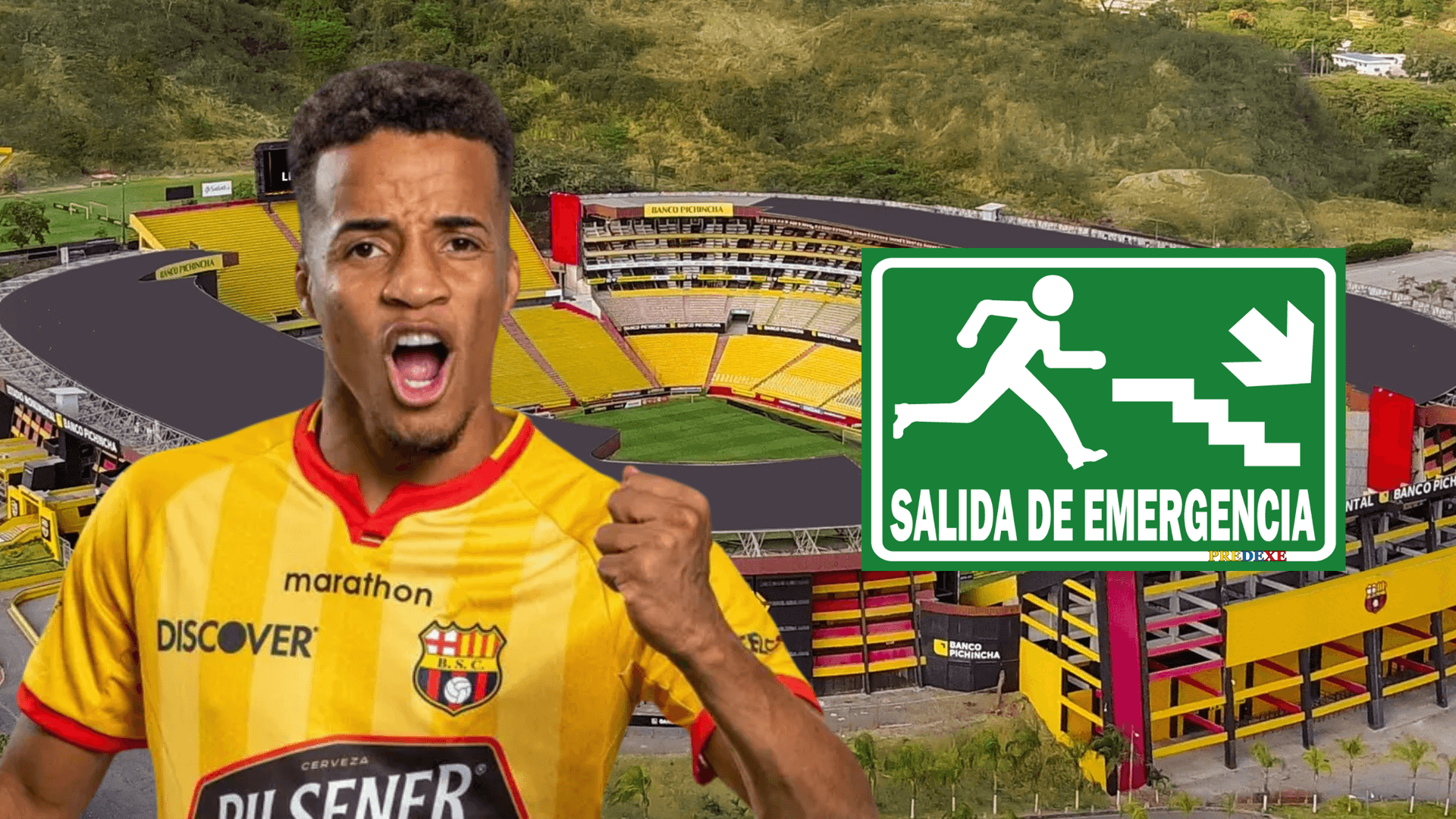 Byron Castillo (Foto tomada de: Barcelona SC/Extintor)