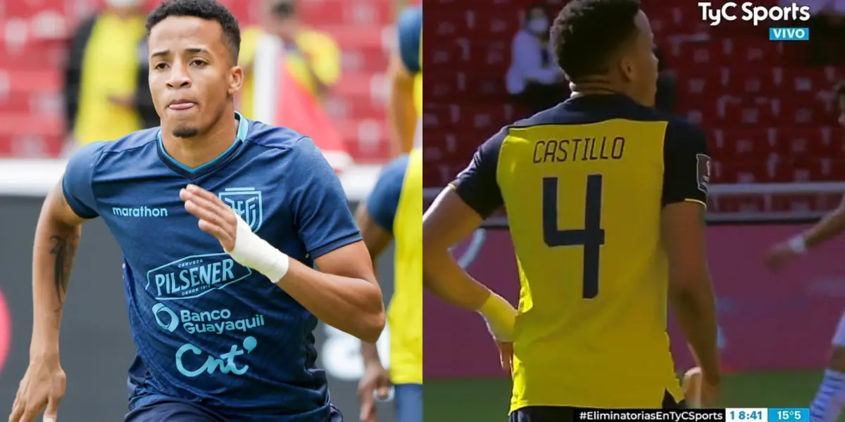 Byron Castillo fue titular en la Selección Ecuatoriana y en un primer tiempo bastante destacado. La cadena TyC de Argentina aplaudió su accionar