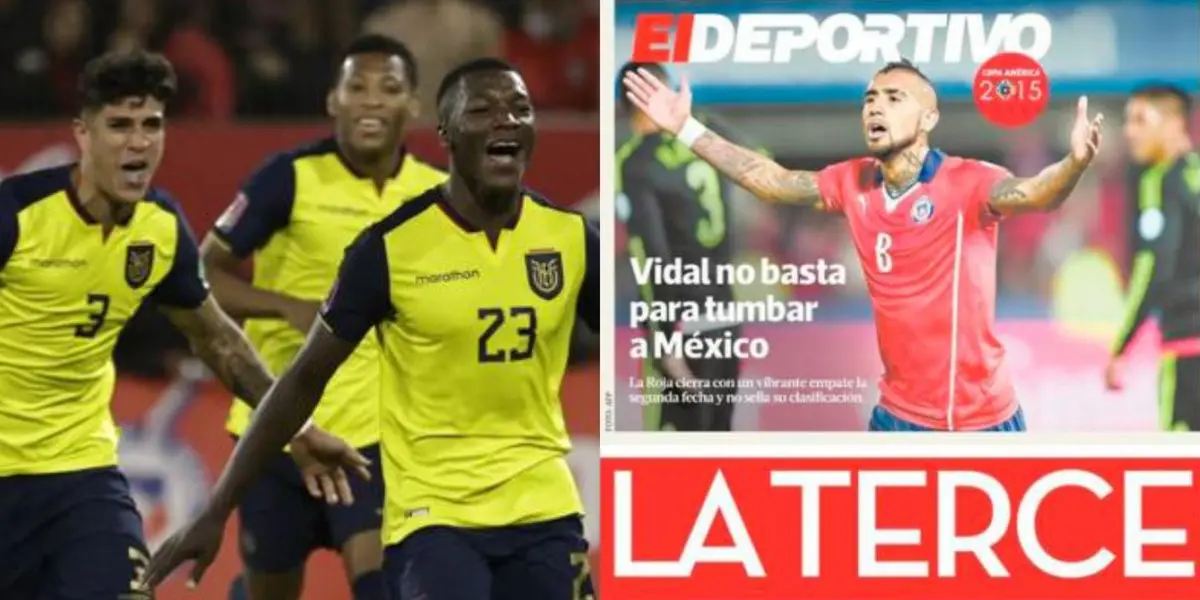 Cada vez más lejos que le quiten el cupo a Ecuador pero no pierden la esperanza en la prensa chilena