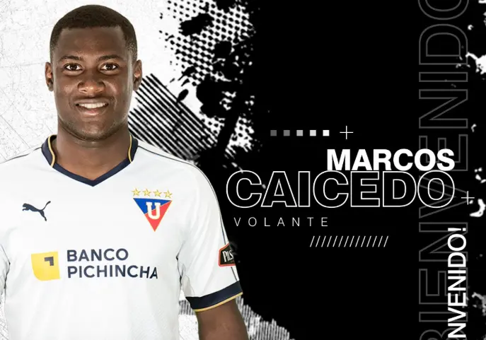 Caicedo llegó a la U este 2020 y ya tiene nuevo sobrenombre