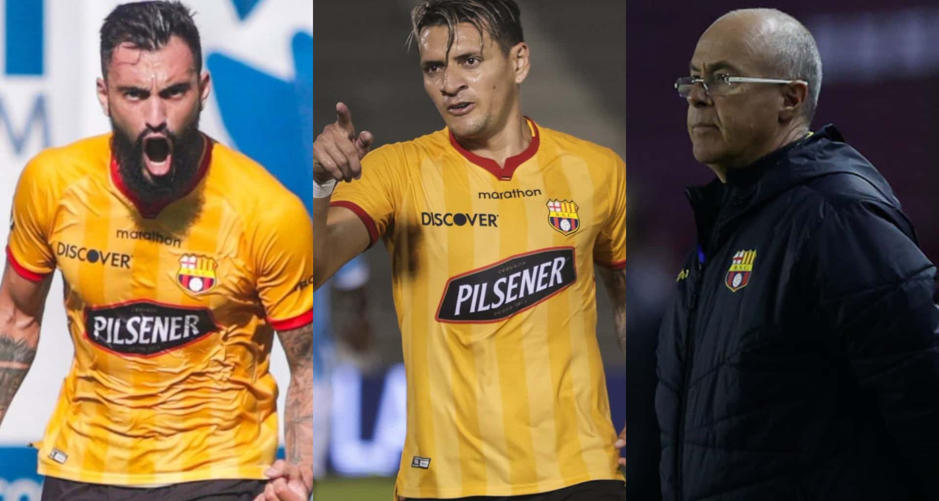 Carlos Garcés y Gonzalo Mastriani no pasan un buen momento en Barcelona SC y consideran sacar a uno