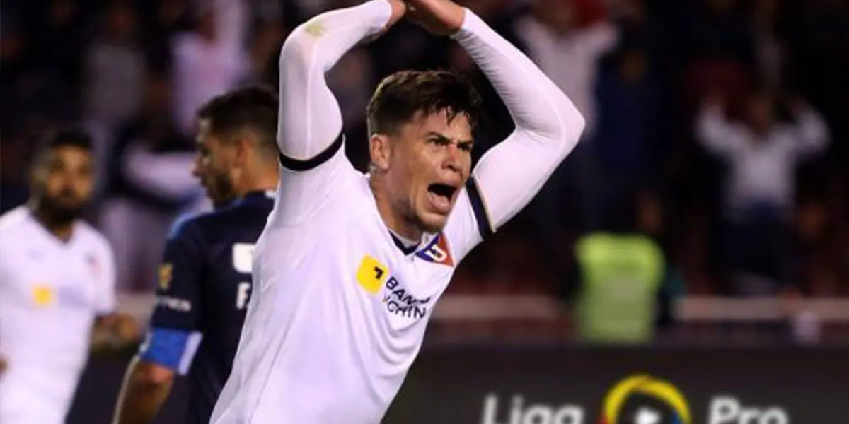 Carlos Rodríguez ya no tiene lugar en el equipo. Liga de Quito ya tiene sus cupos de extranjeros cubiertos para esta temporada 2021.