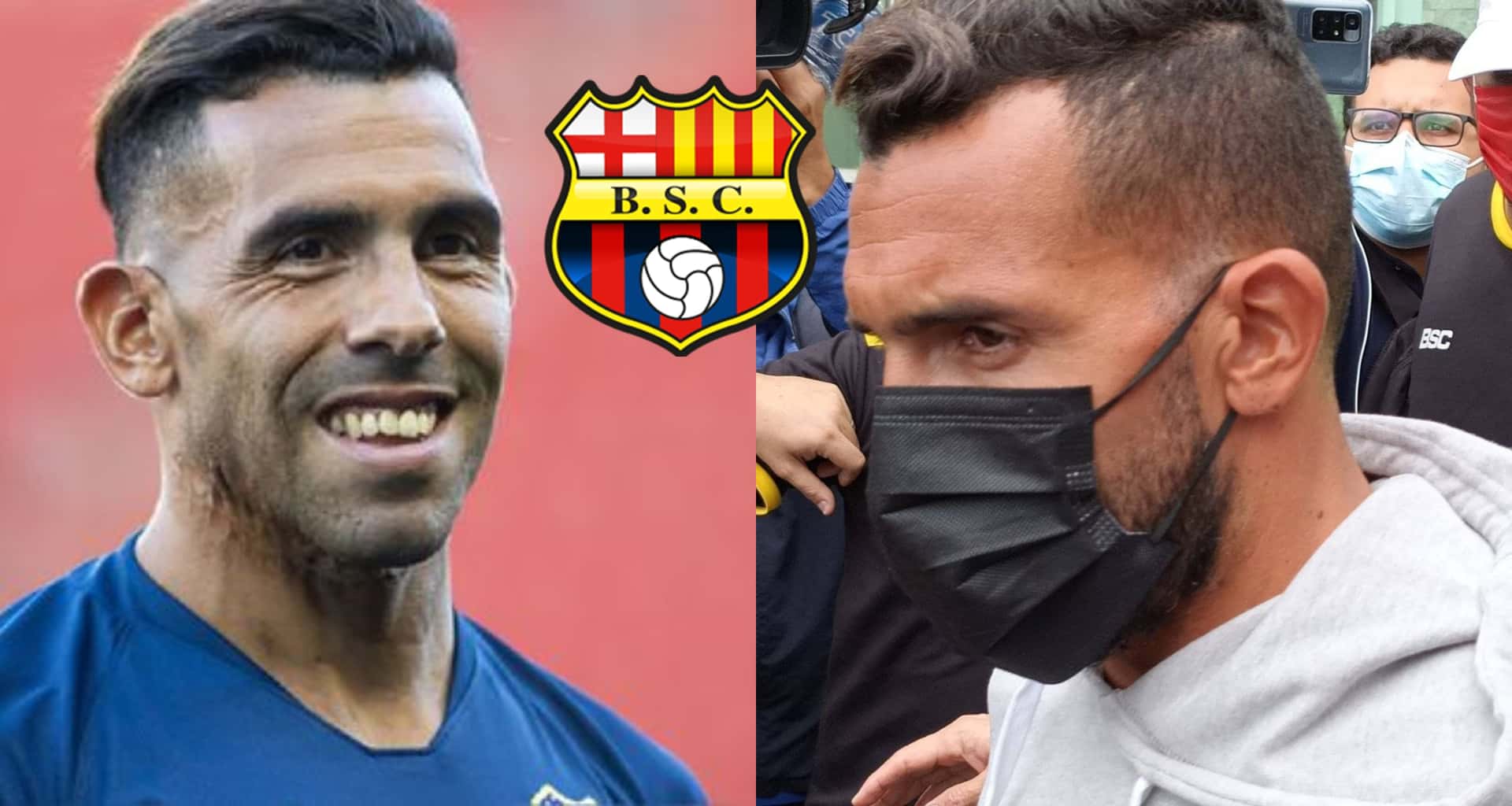 Carlos Tévez llegó a Guayaquil para presentar la camiseta de Barcelona SC y dio sus primeras palabras