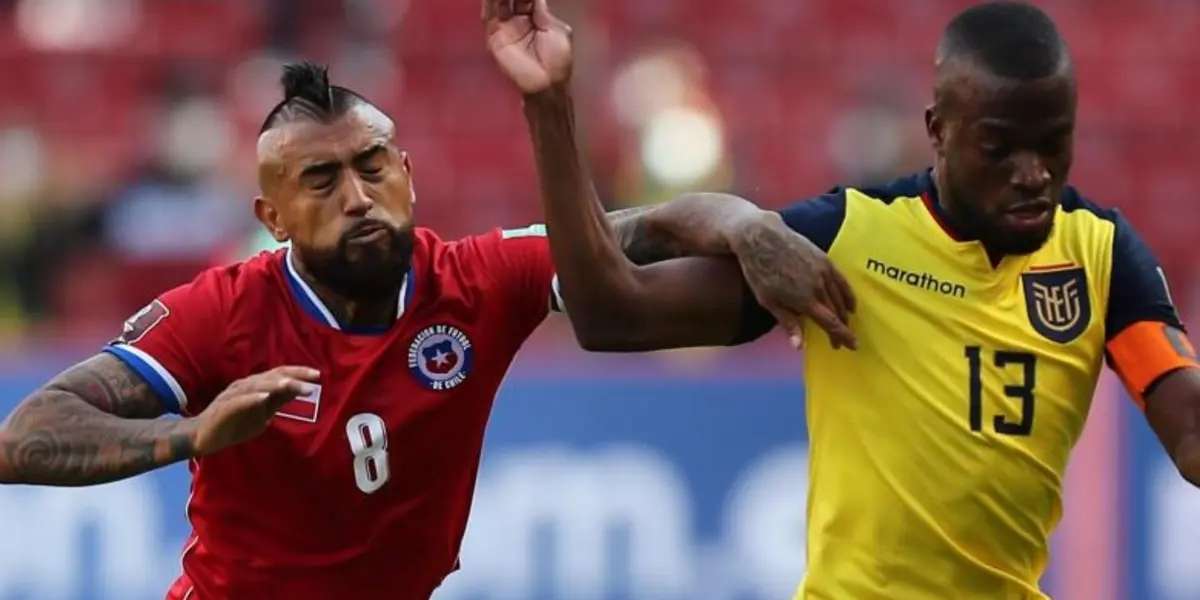 Chile no pudo ganar en la mesa a Ecuador el cupo al Mundial de Qatar y mira lo que hizo Arturo Vidal