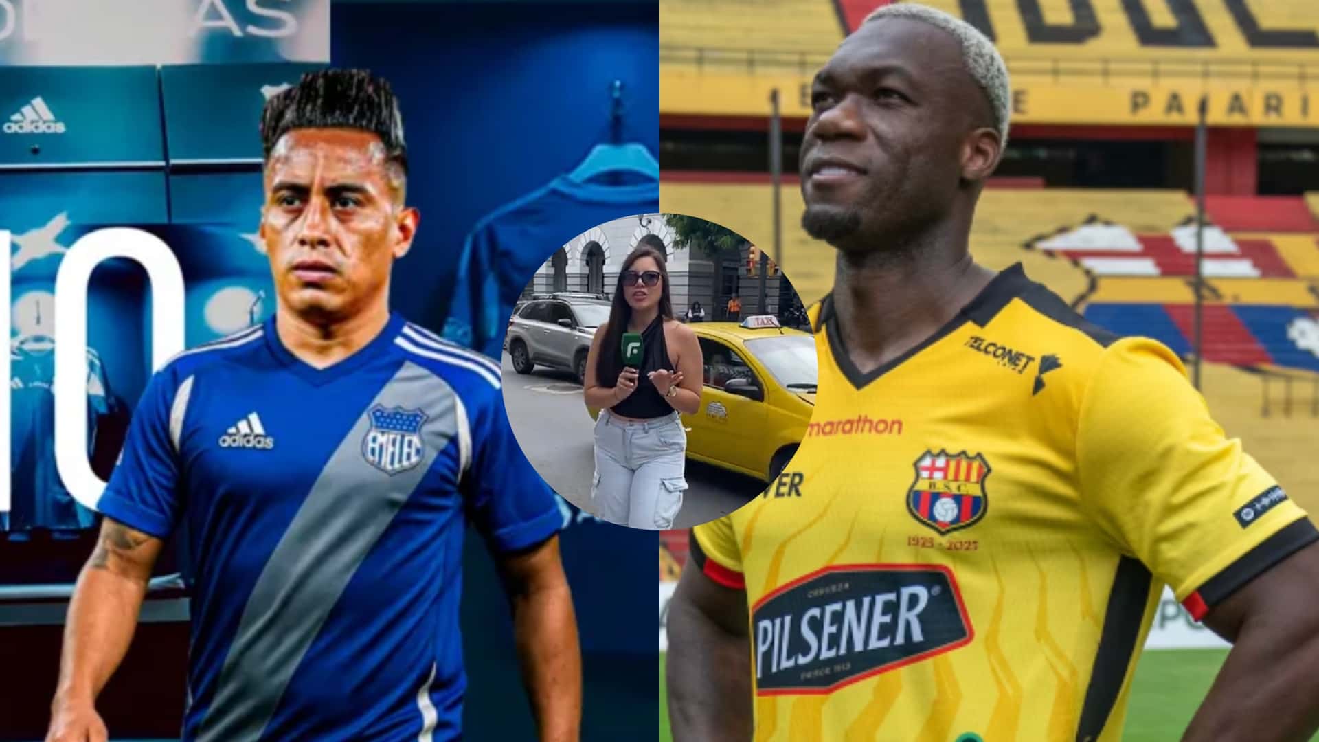 Christian Cueva-Felipe Caicedo / Foto: Olé