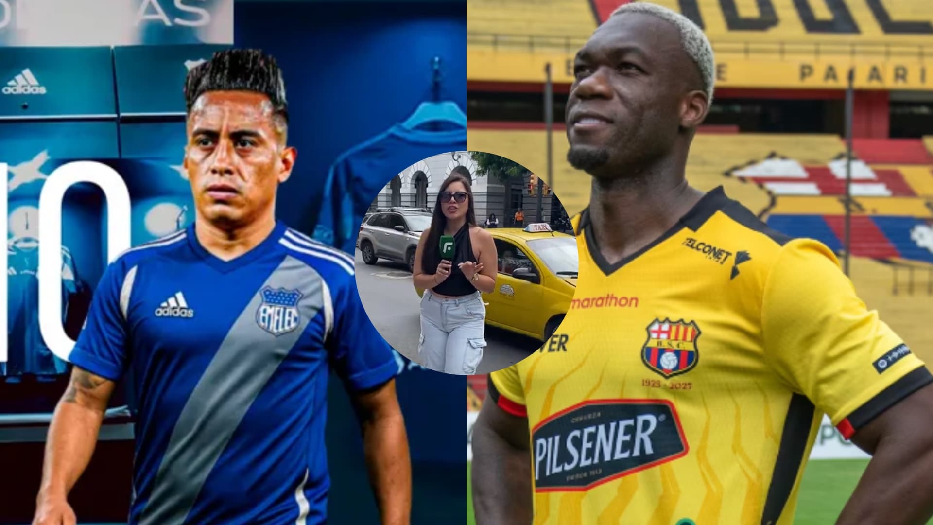 Christian Cueva-Felipe Caicedo / Foto: Olé
