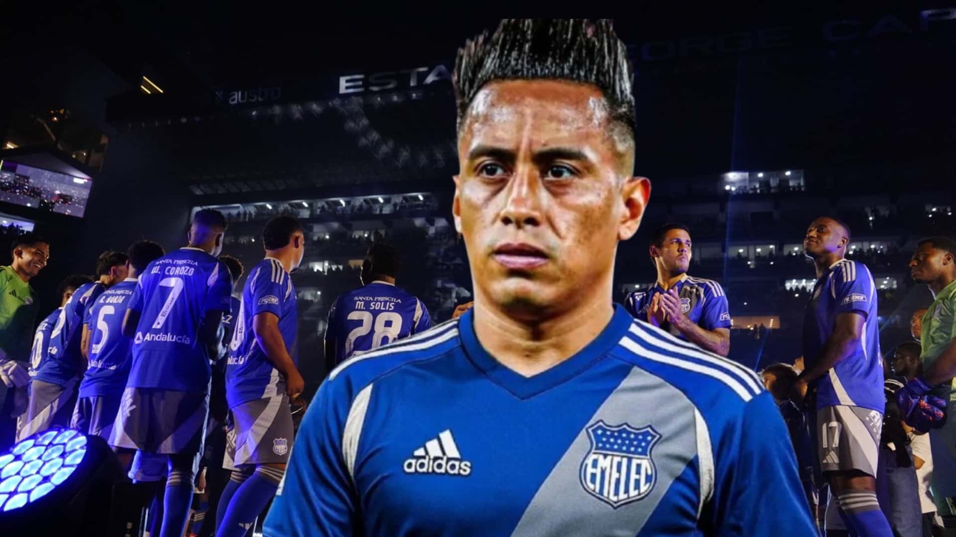 Christian Cueva jugador de Emelec