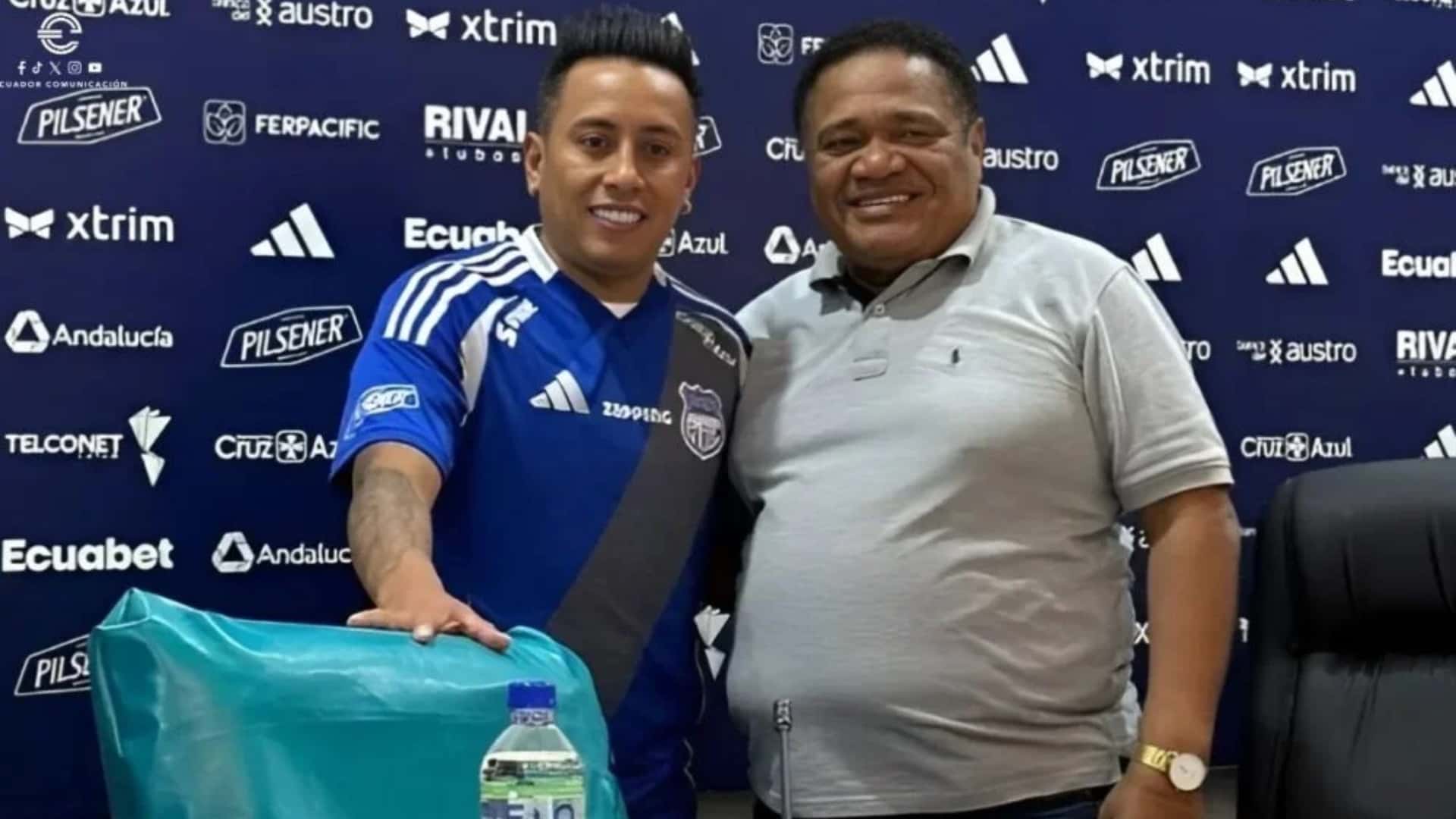 Christian Cueva jugador de Emelec
