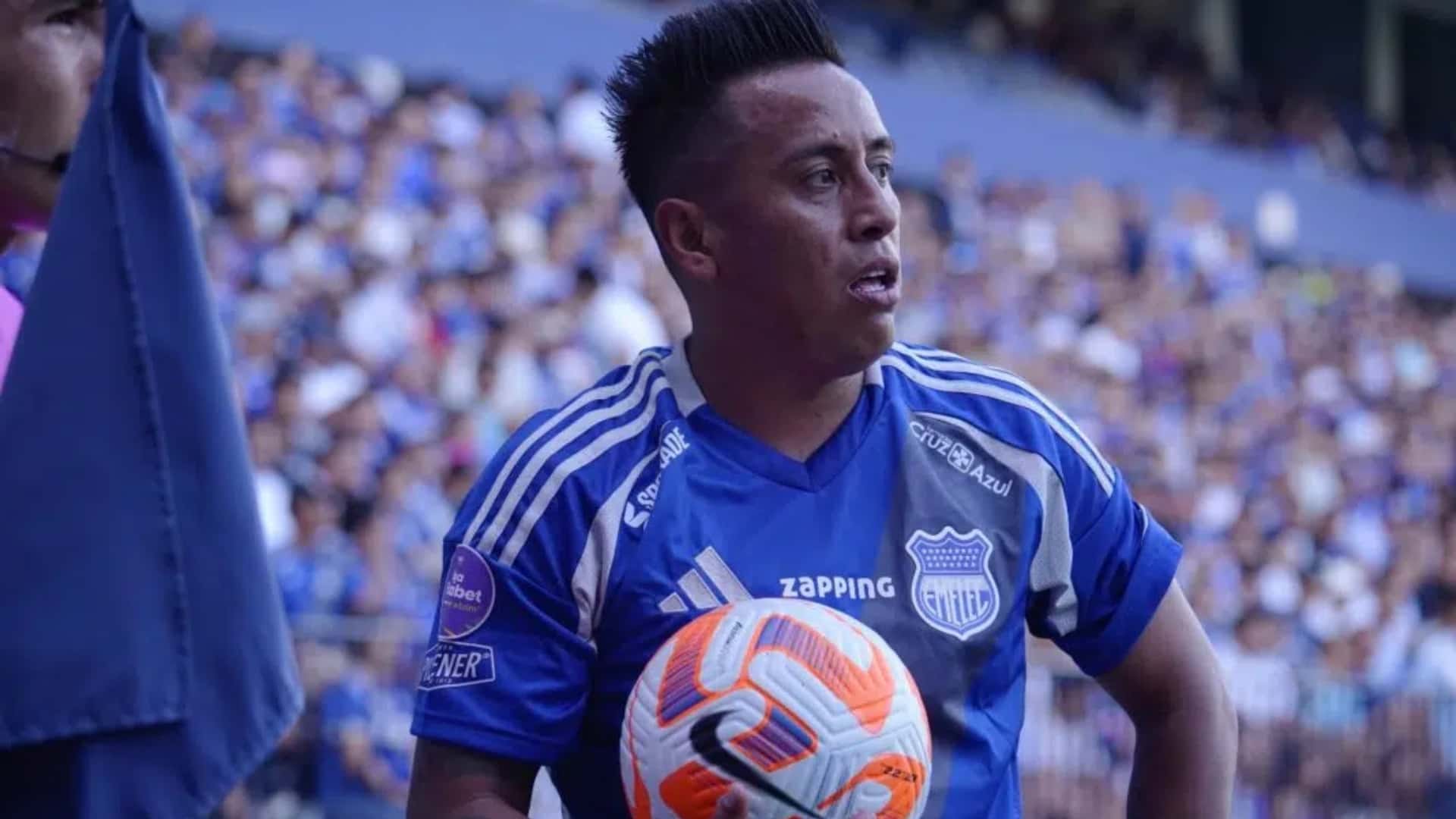Christian Cueva jugador de Emelec