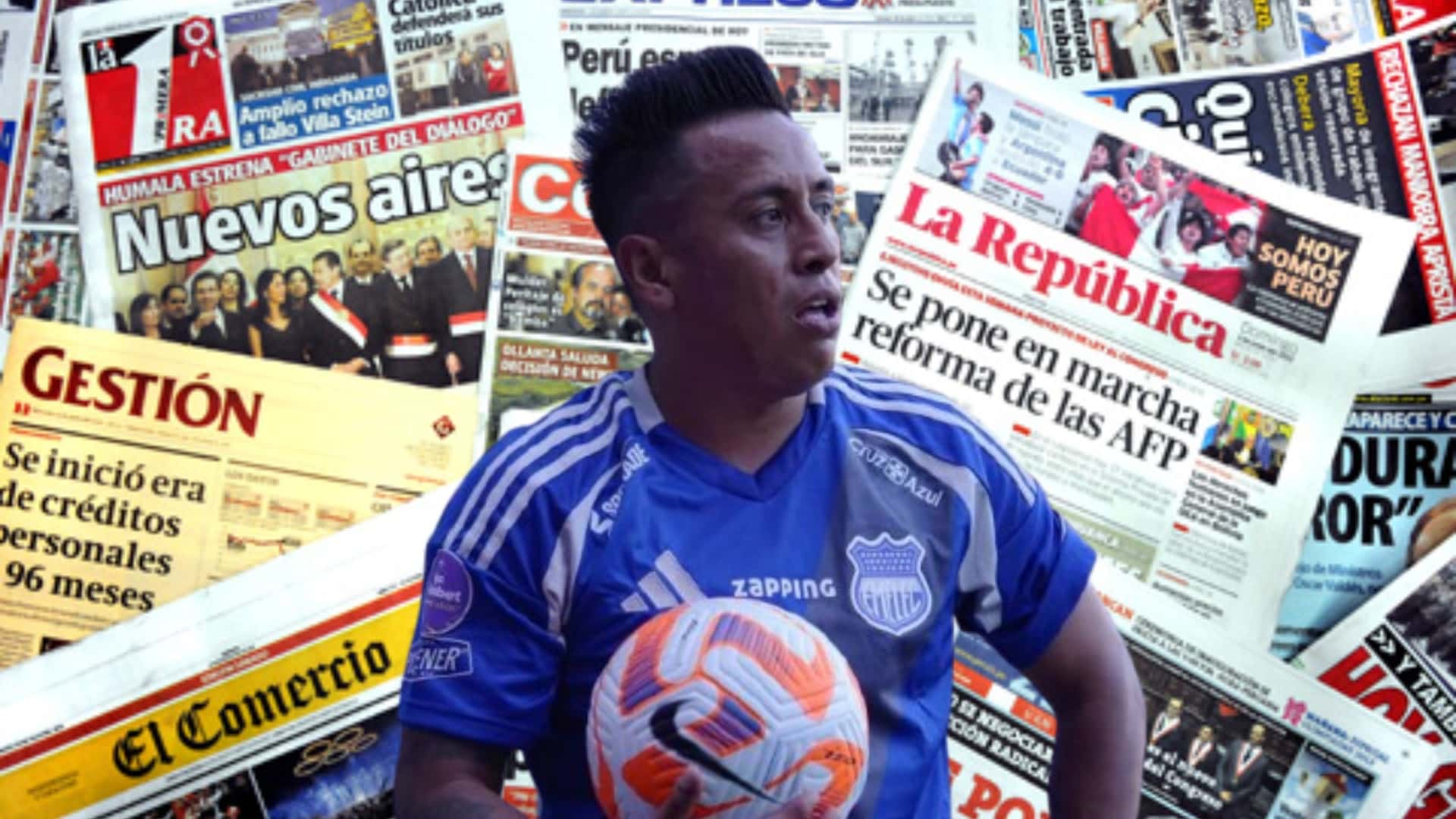 Christian Cueva jugador de Emelec