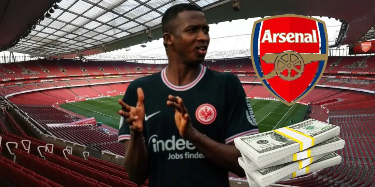 De ganar $800 mil en Frankfurt, lo que podría ofrecerle Arsenal a Willian Pacho