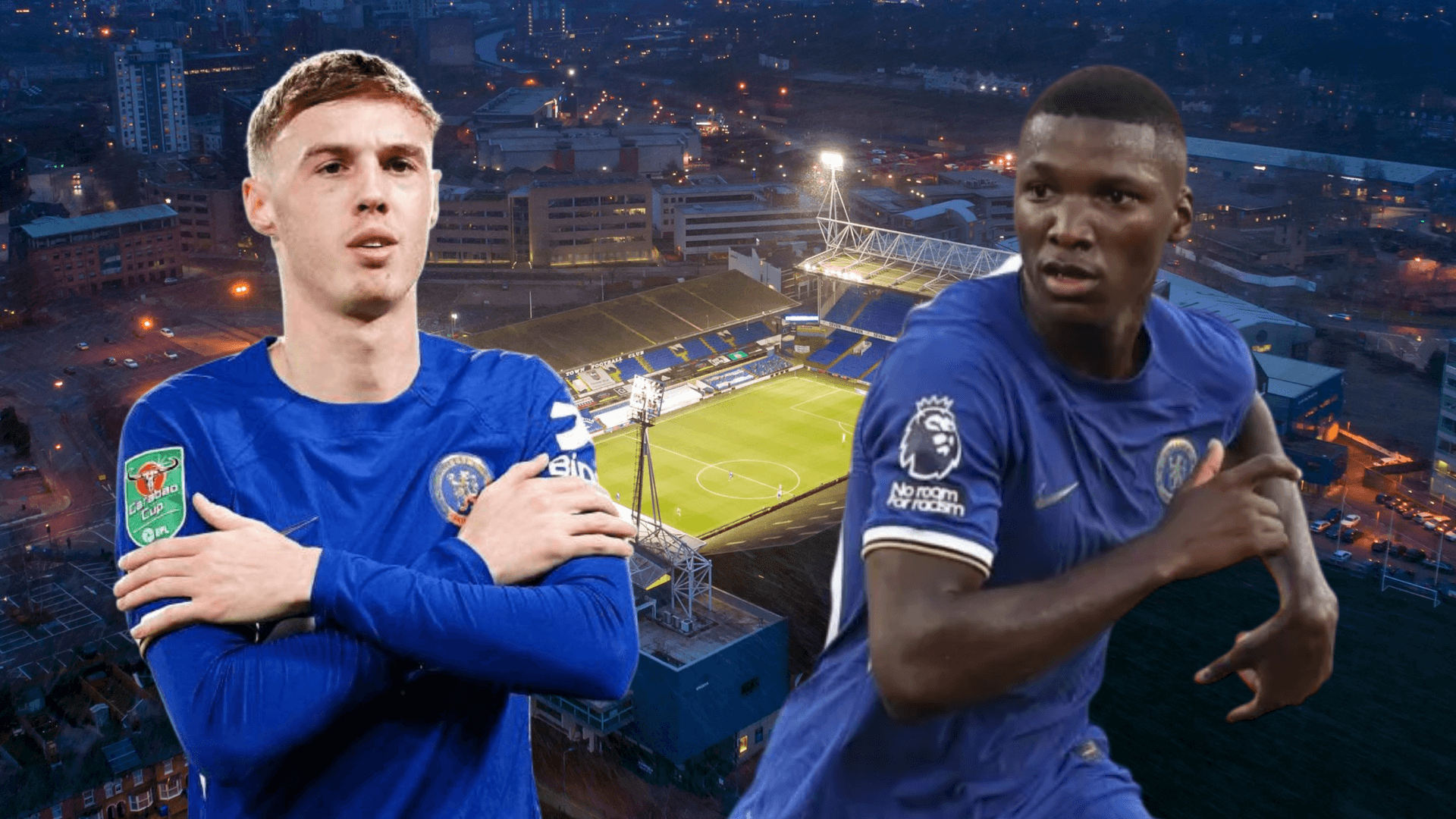 Cole Palmer y Moisés Caicedo (Foto tomad de: X/Chelsea)
