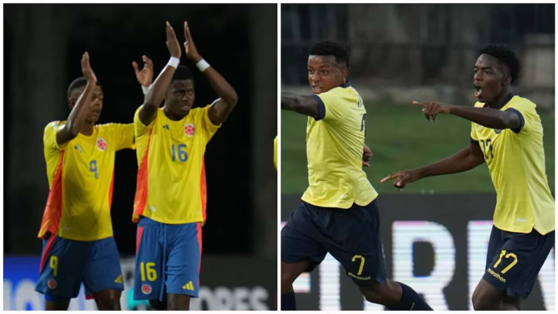 Colmbia vs Ecuador Sub-20 / Foto tomada de: Semana.com