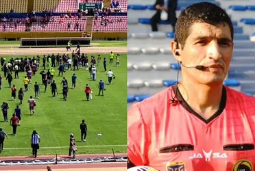 Comisión disciplinaria de AFNA sesiona para dictaminar el castigo para Deportivo Quito, tras las agresiones que hinchas dieron a referís en el Olímpico Atahualpa