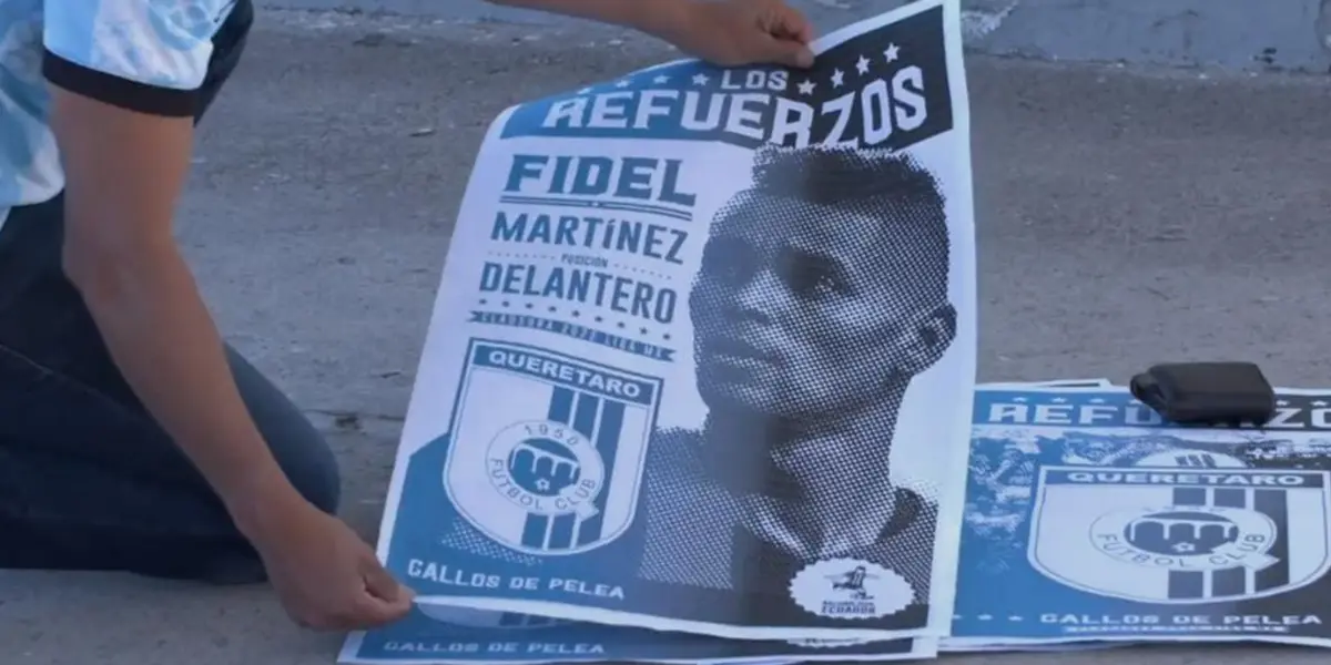 Con un video al estilo de "se busca" presentó el Querétaro a Fidel Martínez para la próxima temporada