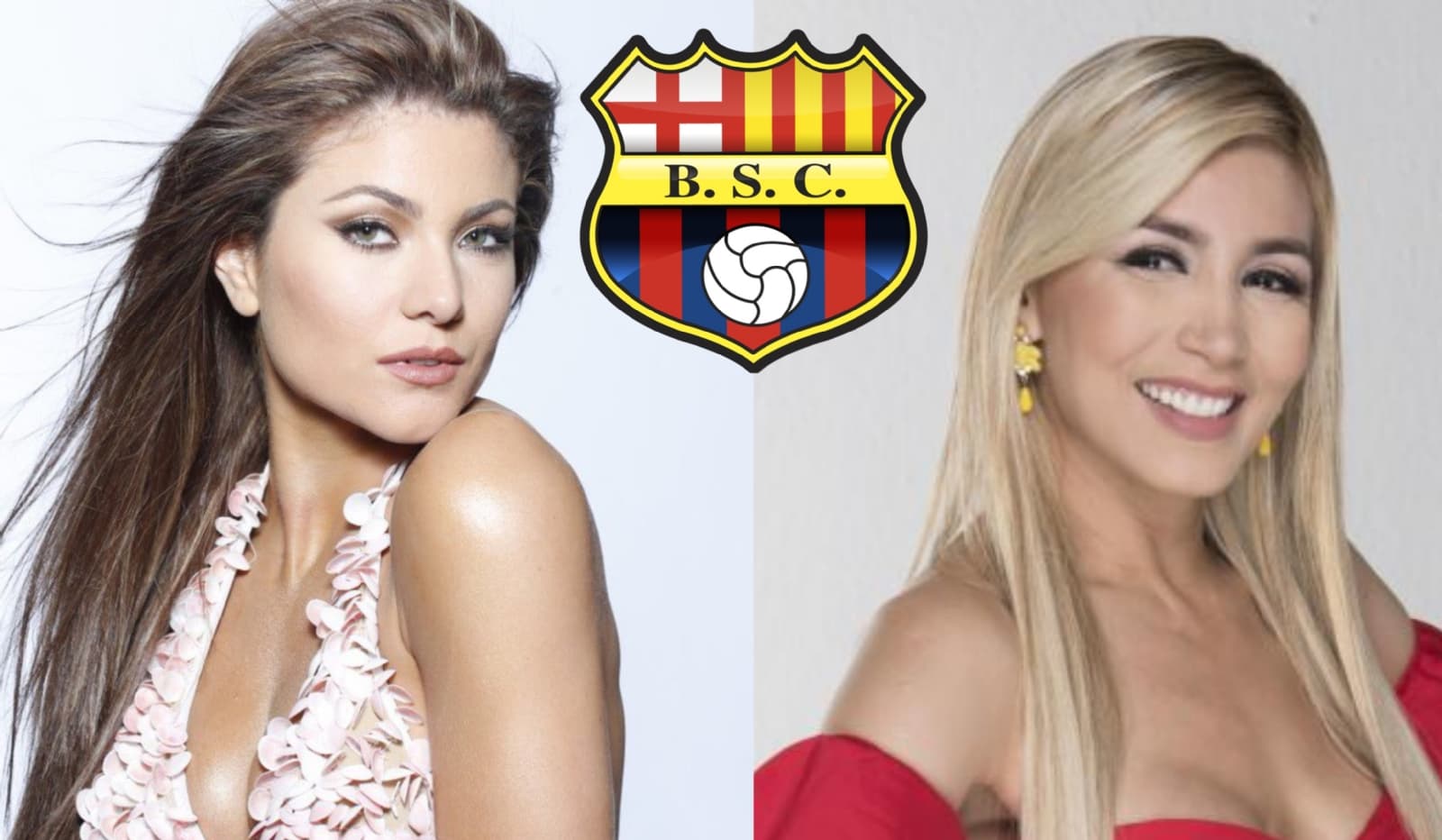 Constanza Báez y Jasu Montero no dudaron en mostrar su amor por los colores de Barcelona SC