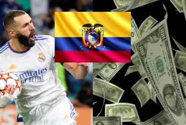Crack ecuatoriano le ha superado a Karim Benzema en su precio en el mercado de pases