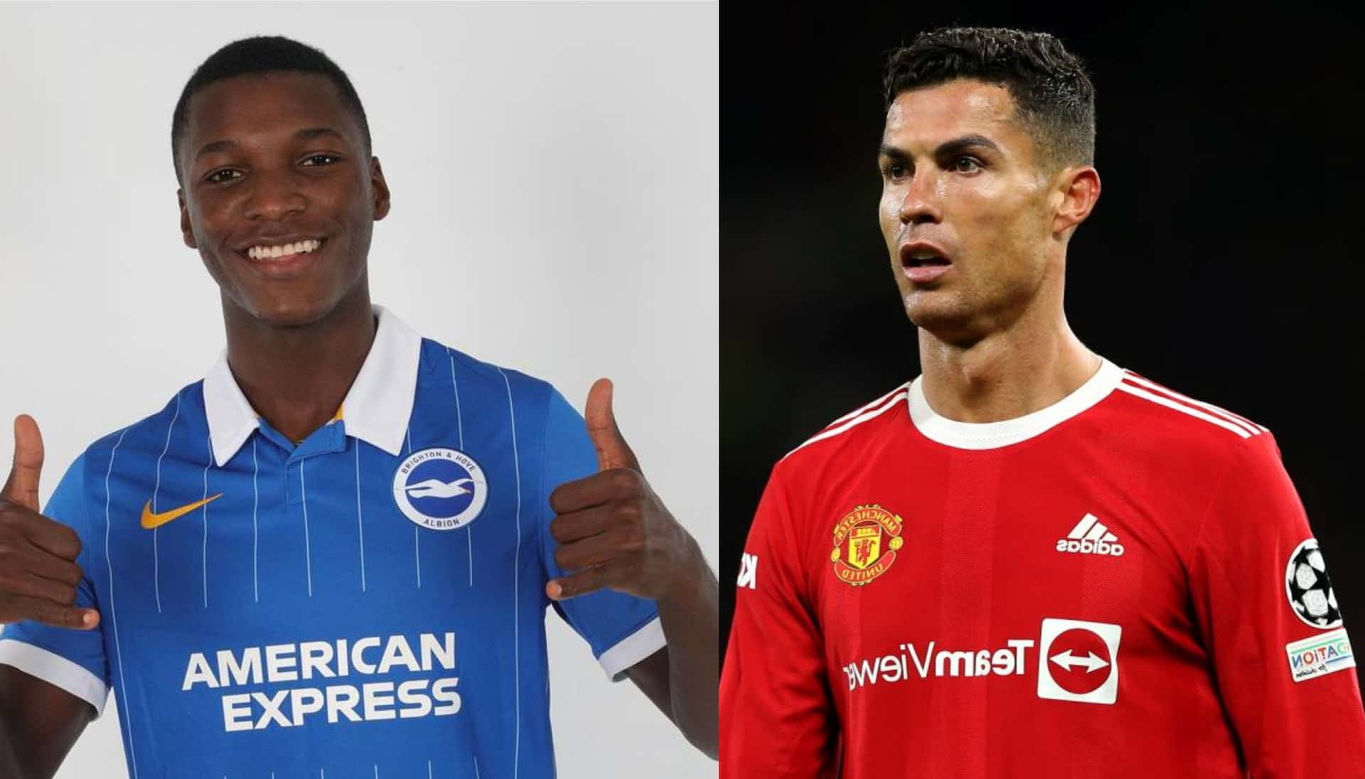 Cristiano Ronaldo se encontró con Moisés Caicedo en los camerinos