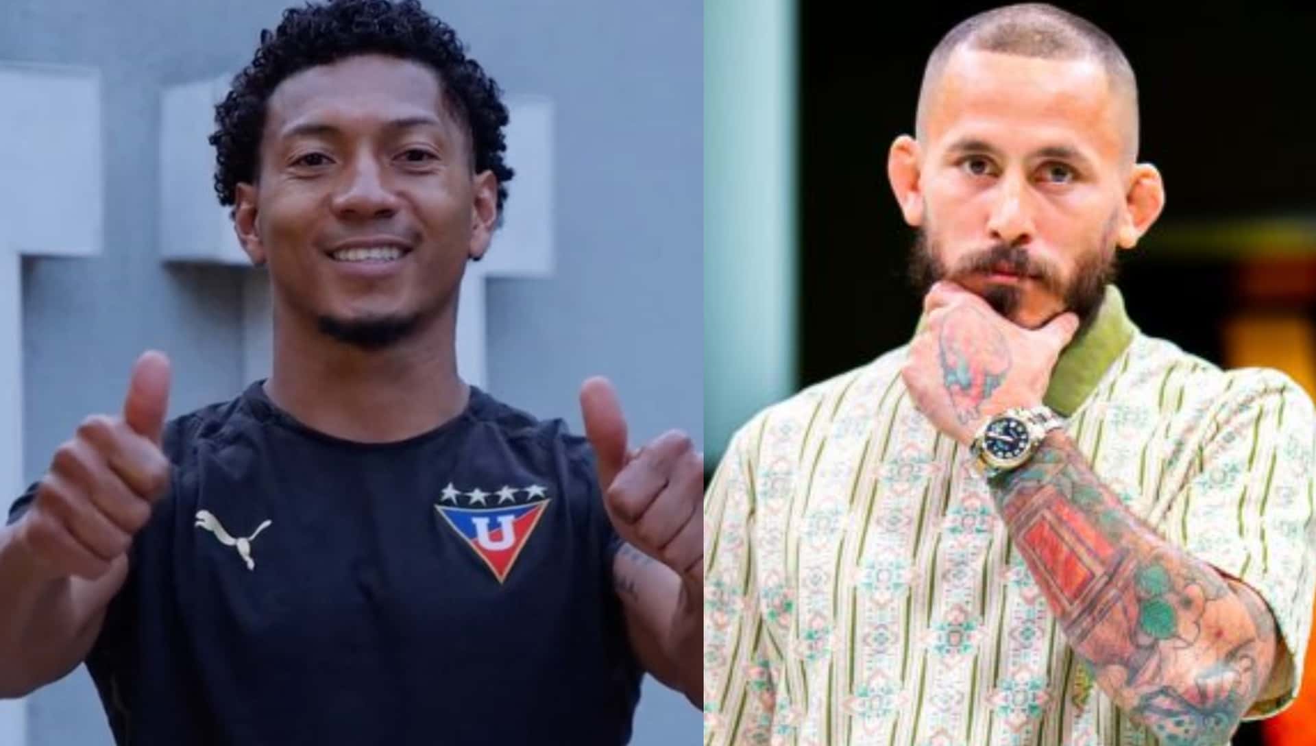 Cuando estaba por finalizar el partido el Choclo Quintero cometió una falta y mandó al jugador de Guayaquil City al hospital