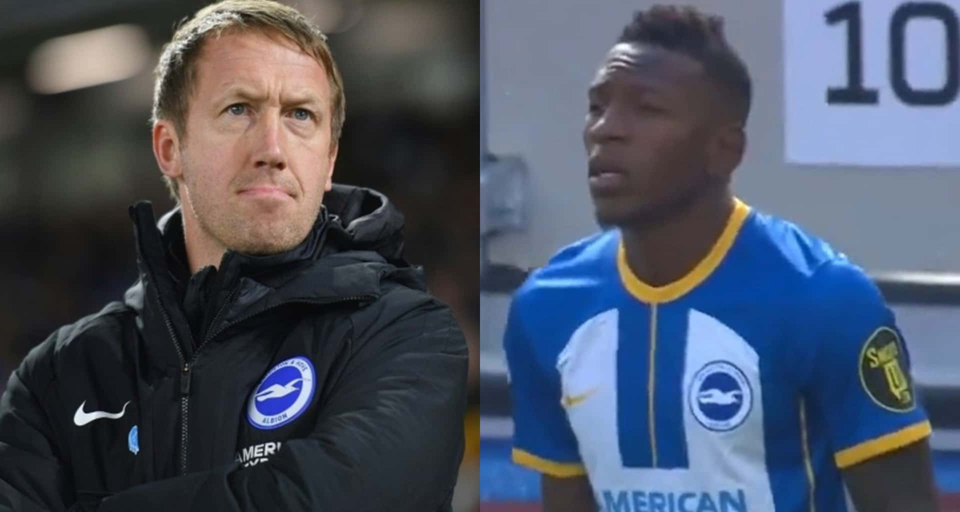 Culpan a Pervis Estupiñán de los goles que le hicieron al Brighton pero no fue la razón por la que lo sacó Potter del partido
