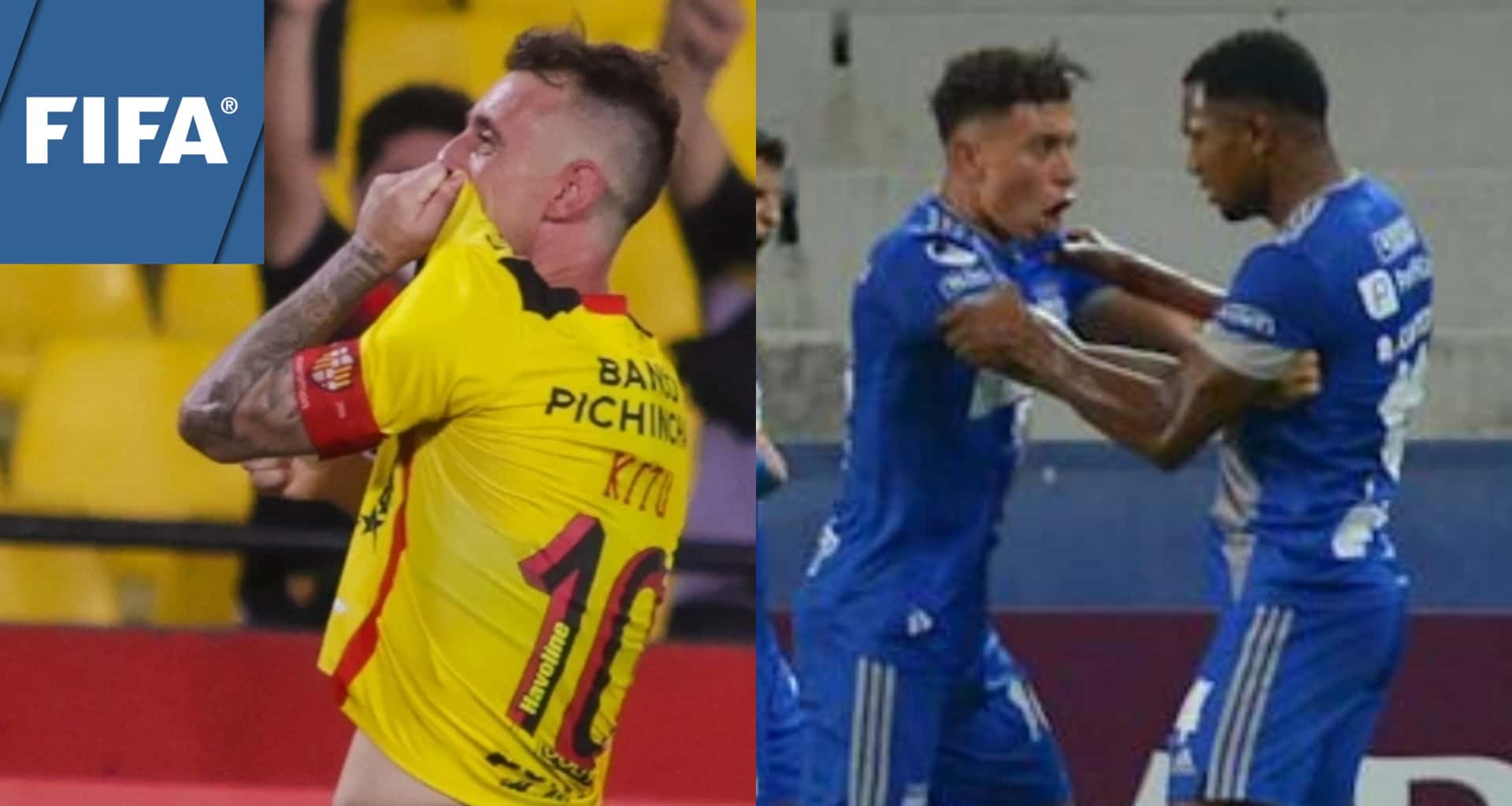 Damián Díaz anotó un gol olímpico en Sudamericana y la FIFA lo reconoció. Los hinchas aprovecharon para burlarse de Emelec