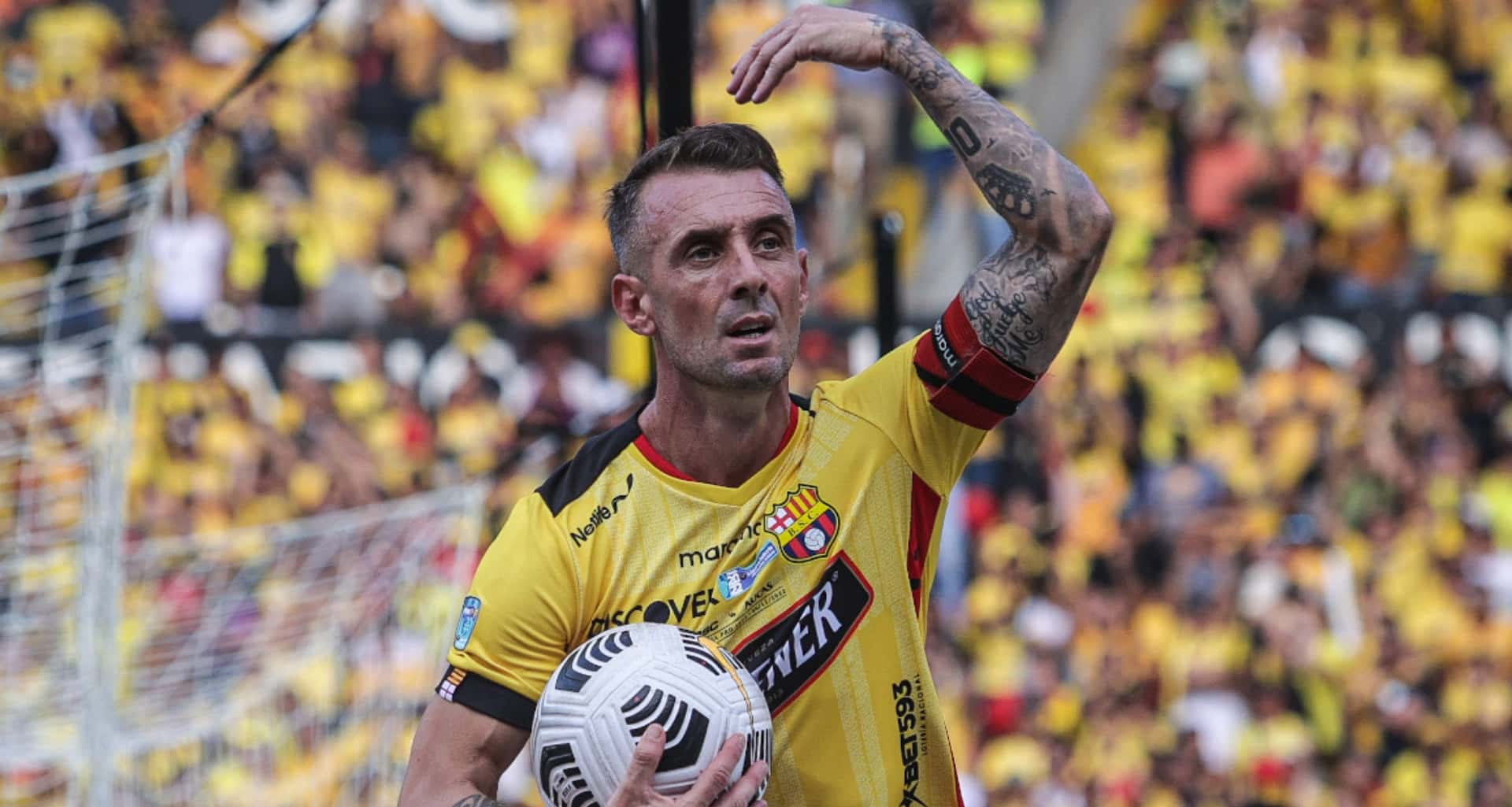Damián Díaz en Barcelona SC / Foto: API