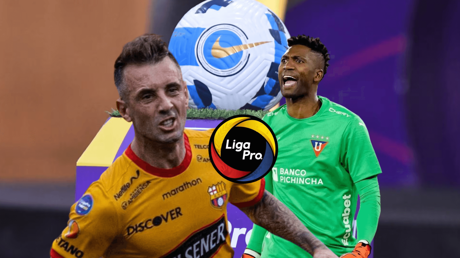 Damián Díaz enojado, Alexander Domínguez gritando. Foto tomada de: El Universo/API