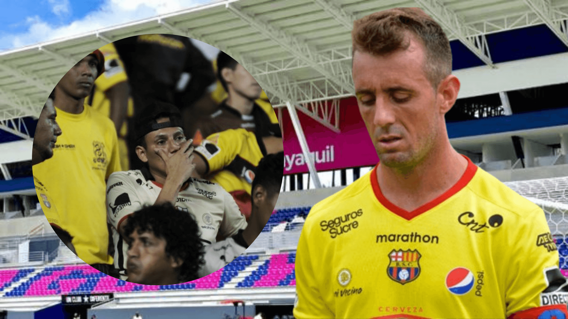 Damián Díaz (Foto tomada de: Banco de Guayaquil/API/Barcelona SC)