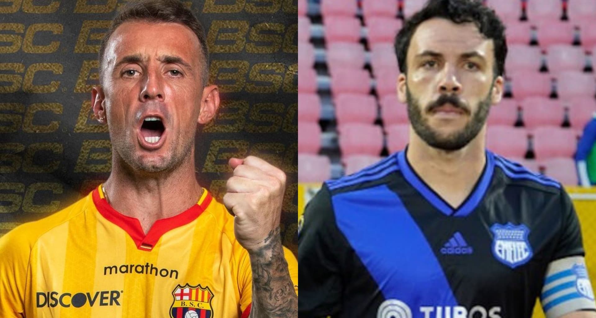 Damián Díaz le dio cátedra a Sebastián Rodríguez en el Clásico del Astillero, en la victoria de Barcelona SC ante Emelec por 3 a 1