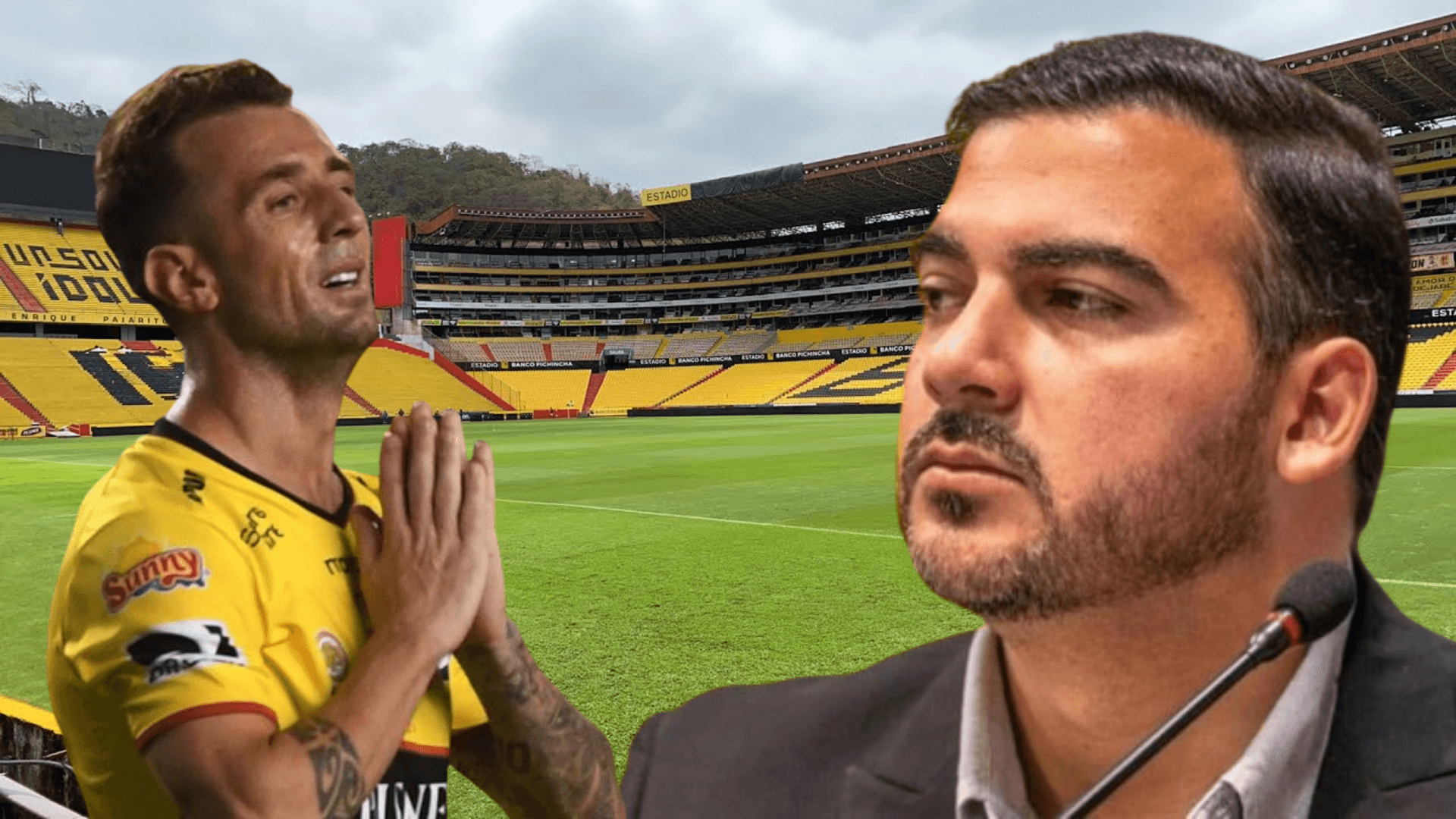 Damián Díaz y Antonio Álvarez (Foto tomada de: Barcelona SC/API)