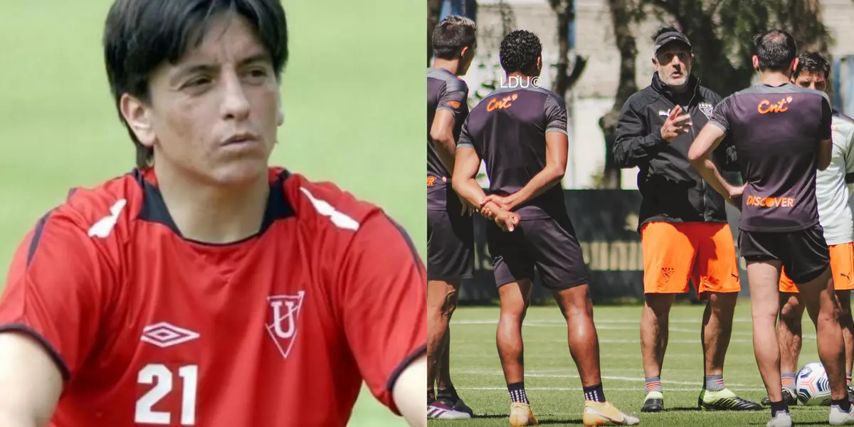 Damián Manso regresó a Liga de Quito donde lo recibieron con los brazos abieros. Su objetivo es preparar técnicamente a los jugadores y hay uno que le llenó la retina en las prácticas en Pomasqui