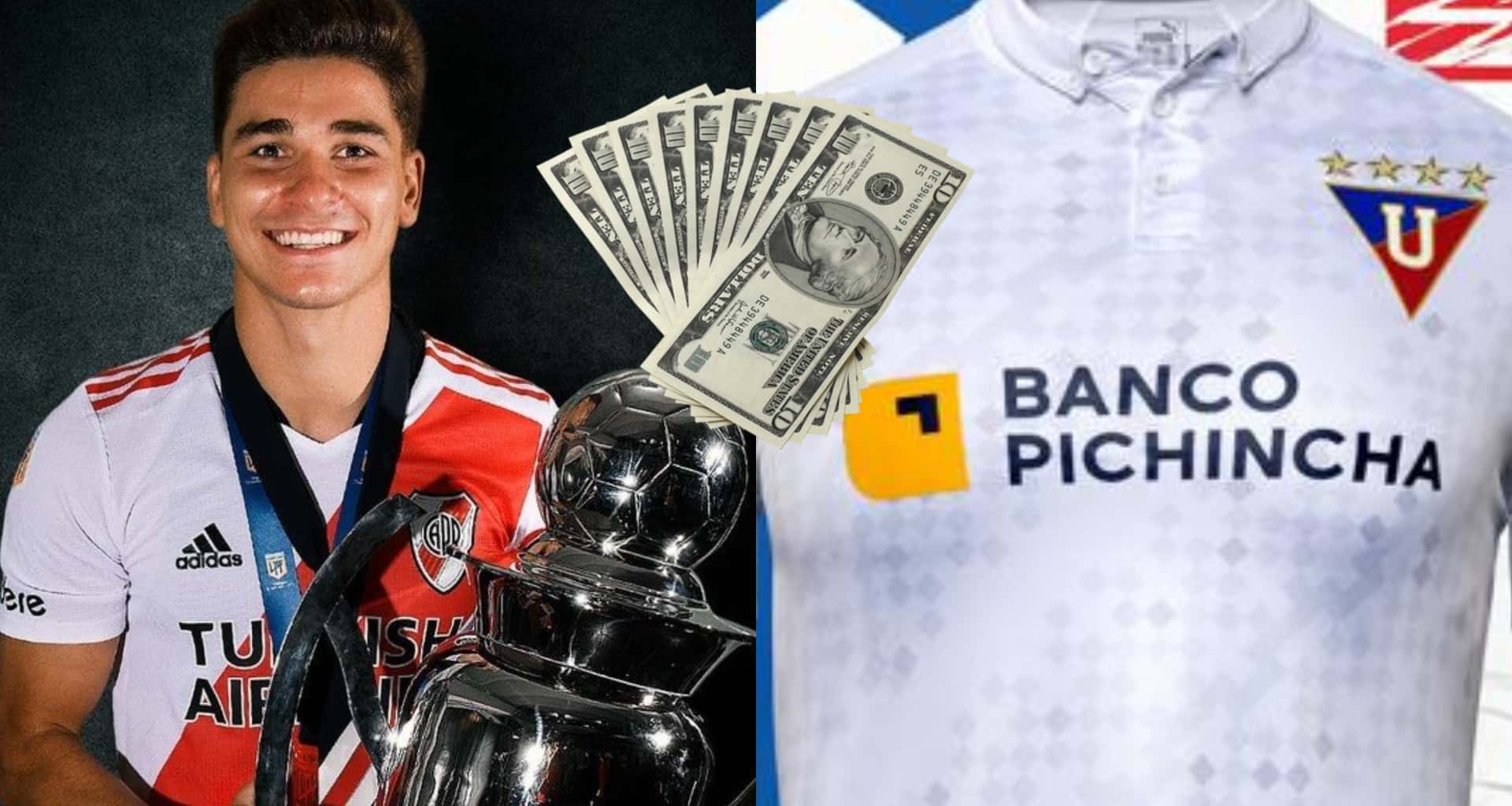 Dan el nombre de un delantero para Liga de Quito que destacó en la Primera de Argentina. Se puso a la altura del crack de River Plate