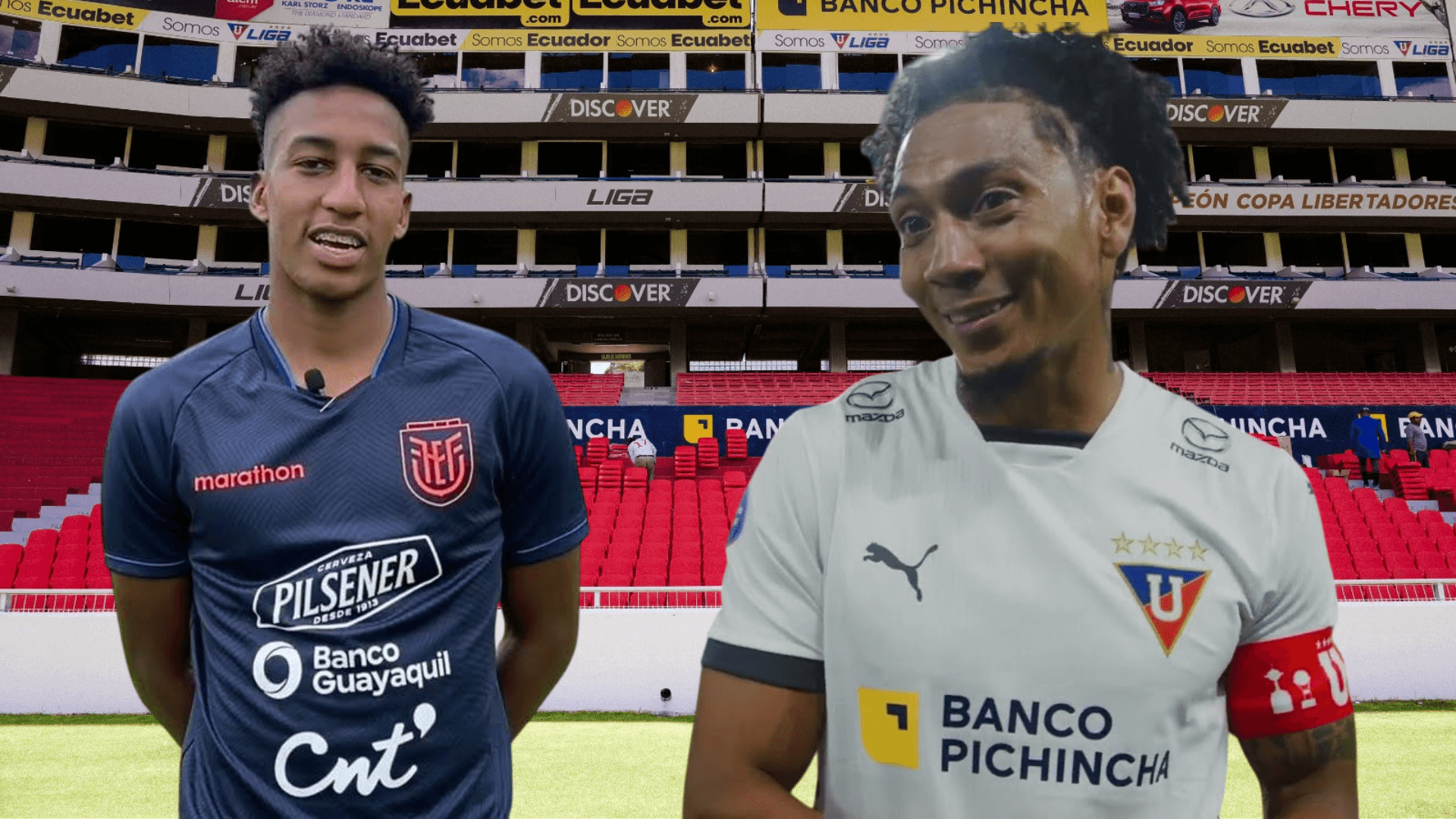 Daniel de la Cruz y José Quintero (Foto tomada de: Liga de Quito/Zportyz)