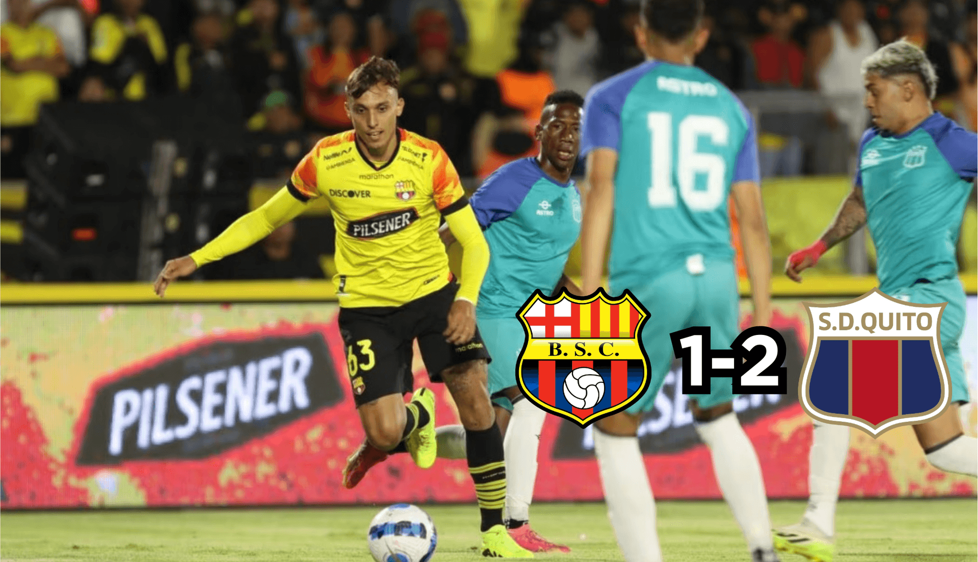 De los pocos que destacaron del Barcelona ante Deportivo Quito. FOTO: El Universo