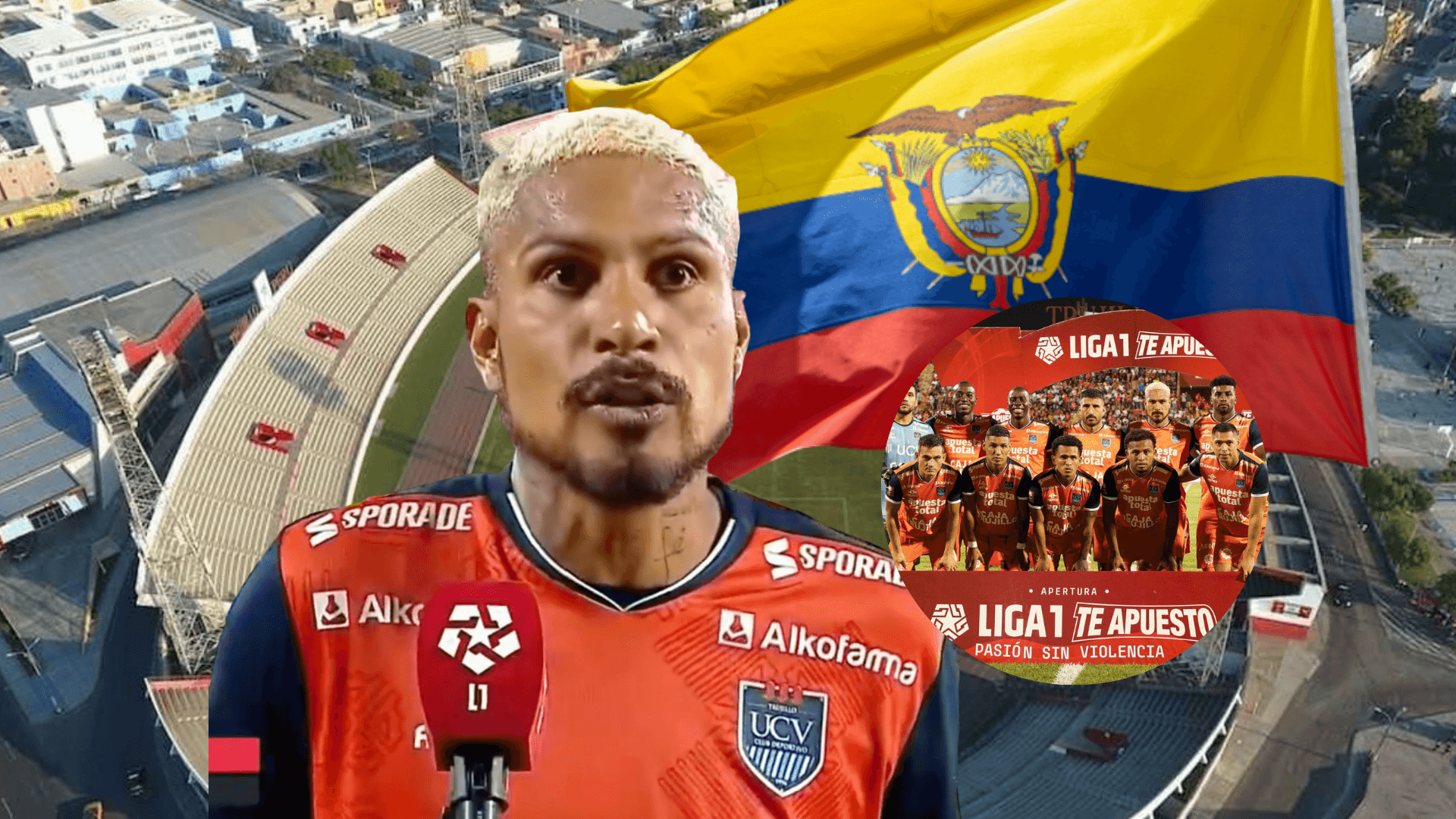 Debutó en su nuevo equipo y Paolo Guerrero defendió a un ecuatoriano