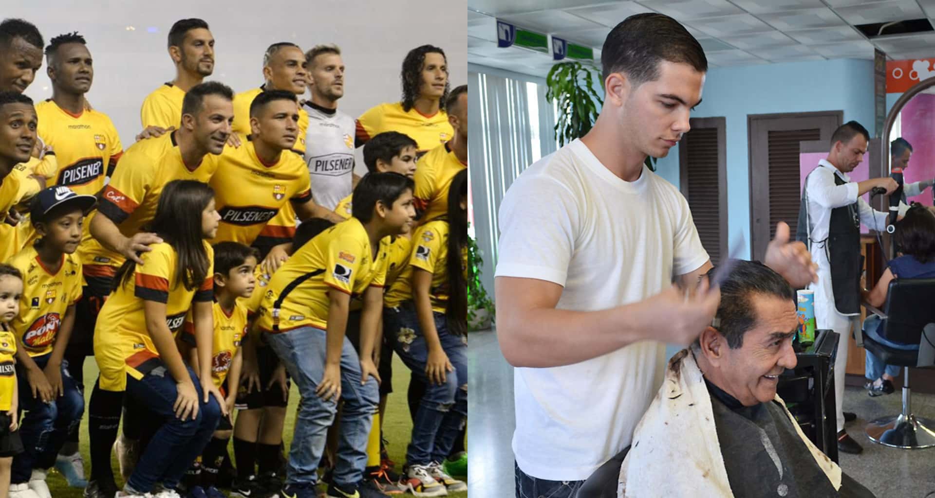 Decían que era mejor que José Francisco Cevallos en la portería pero luego de salir de Barcelona SC no tuvo protagonismo. Hoy es peluquero