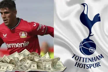 Desde Bayer Leverkusen confirmaron que hay ofertas por Piero Hincapié, entre ellas Tottenham que pagaría lo que fuera