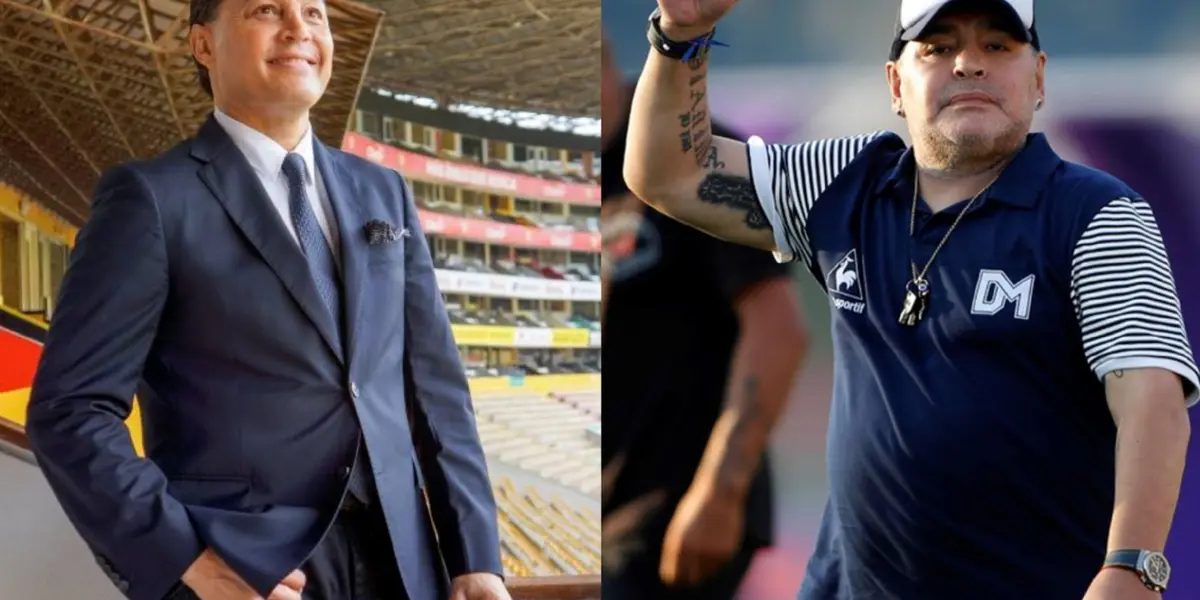 Desde el fútbol ecuatoriano llegan las condolencias por la muerte de Diego Armando Maradona