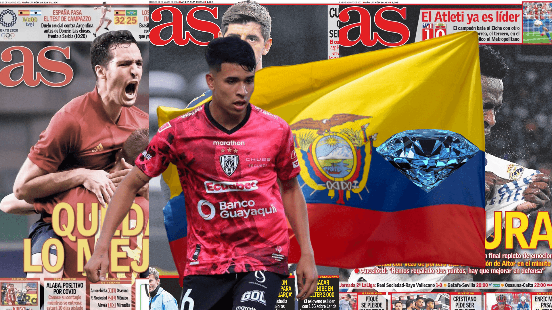 Diario AS destaca a la nueva perla ecuatoriano en el exterior
