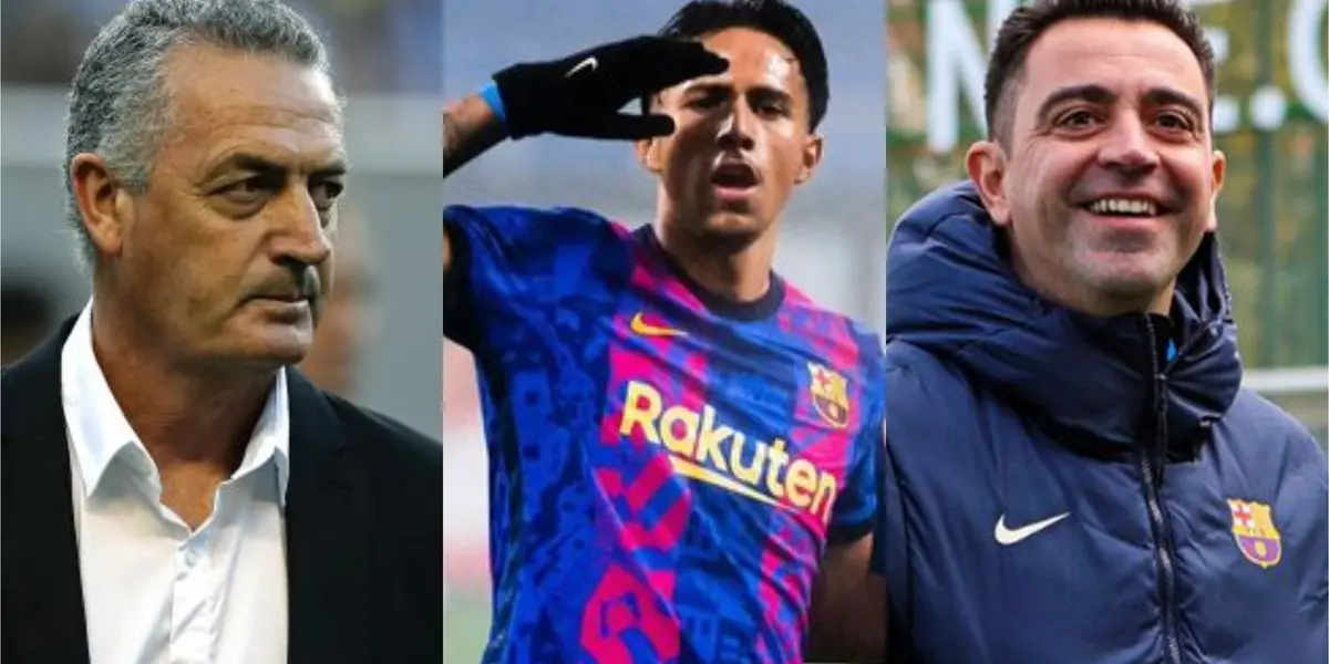 Diego Almeida está en las reservas de FC Barcelona y Alfaro le dará el empujón que necesita para que Xavi lo preste atención para el primer equipo