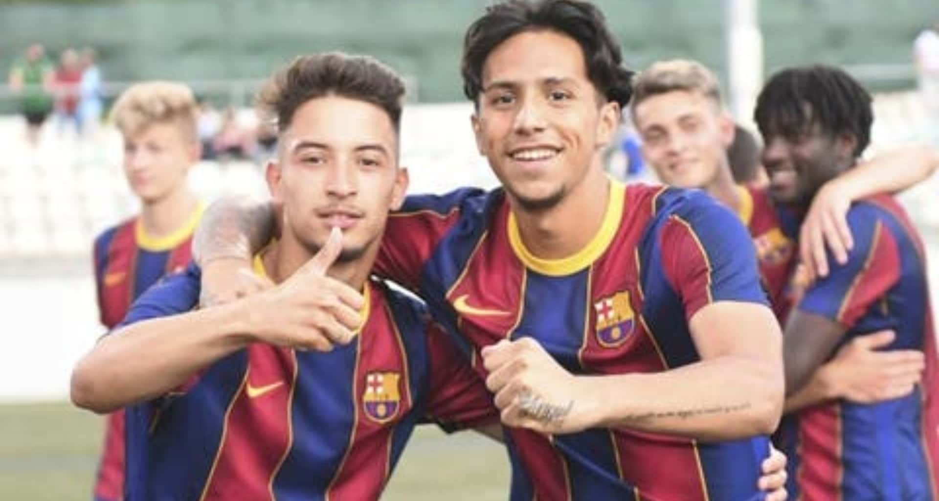 Diego Almeida sigue creciendo en el FC Barcelona y más temprano que tarde tendrá su oportunidad en el primer equipo. En el cuadro B lo están probando en otra posición donde la rompe