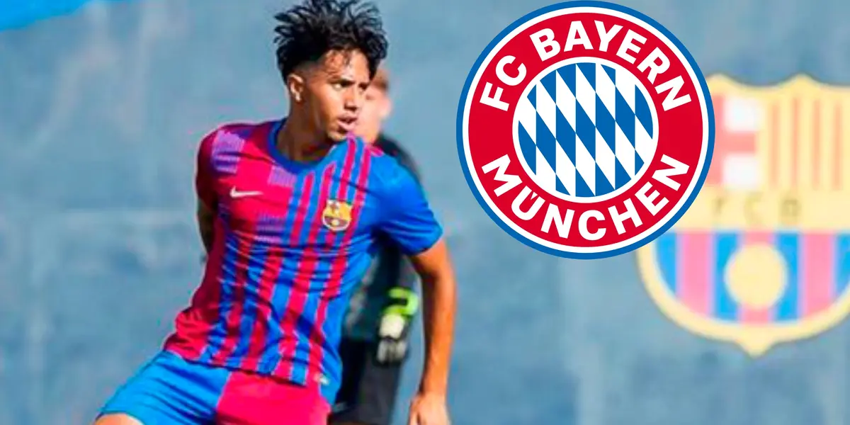 Diego Almeida volvió a la titularidad en el Juvenil A de FC Barcelona, en la UEFA Youth League, y dio destellos de calidad contra el Bayern Múnich