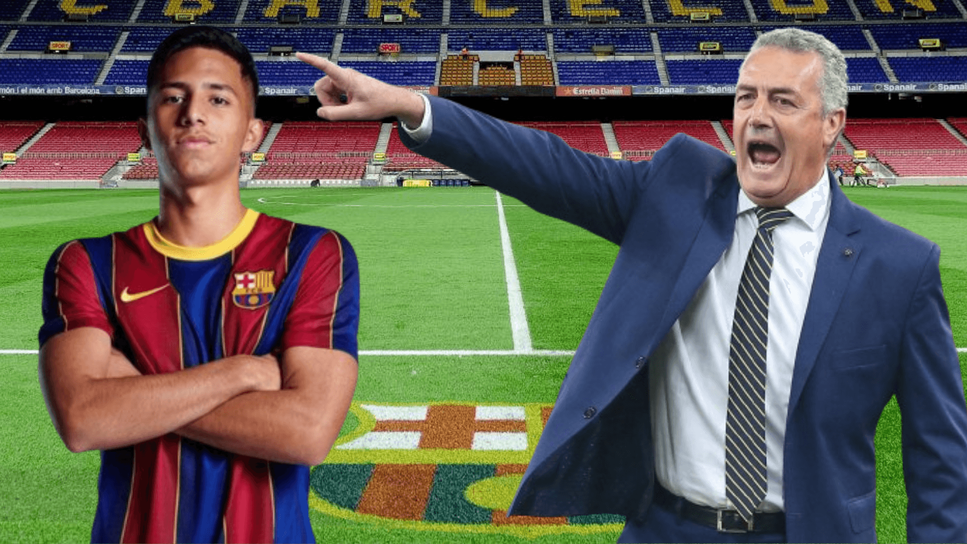 Diego Almeida y Gustavo Alfaro (Foto tomada de: FC Barcelona/El Universo)