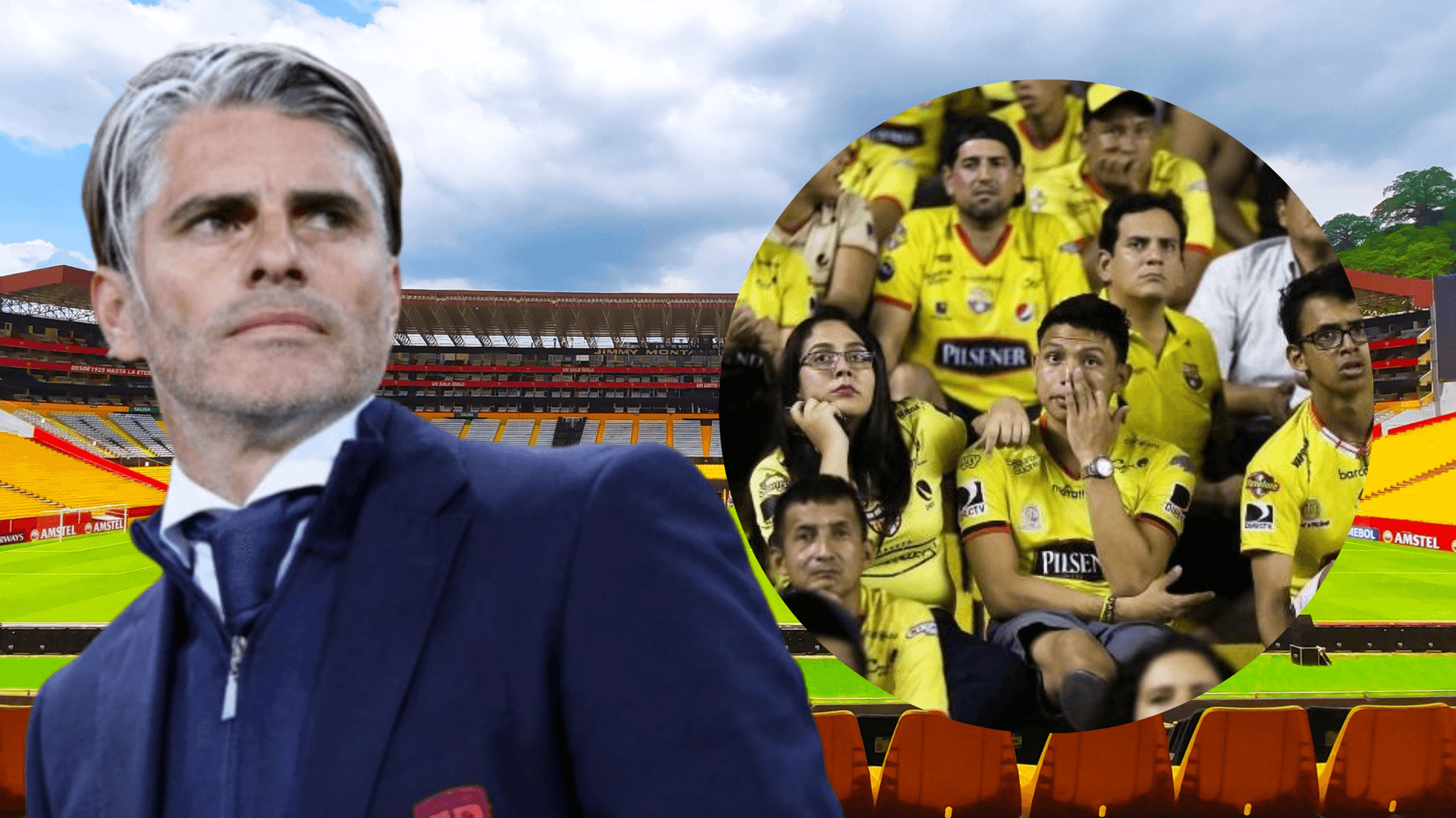 Diego López en el Estadio Monumental (Foto tomada de: Barcelona SC/El Telégrafo)