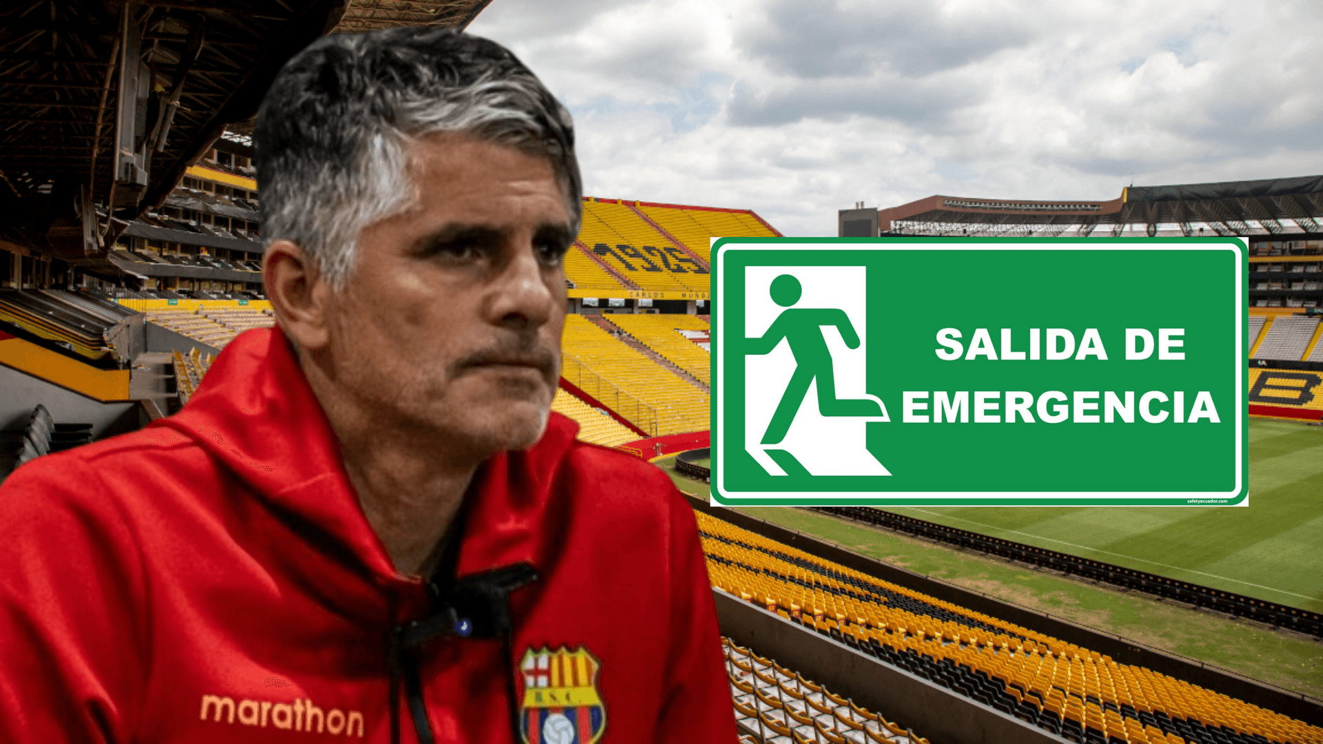 Diego López en el Estadio Monumental (Foto tomada de: Primicias/Barcelona SC/Frecuento)