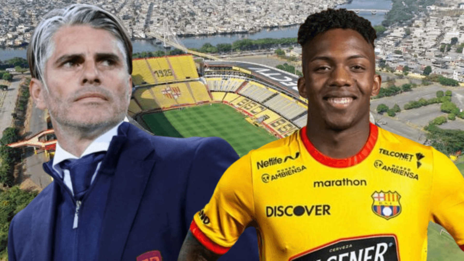 Diego López prefiere dejarlo en la banca antes que a Djorkaeff Reasco (Foto tomada de: Expreso/El Telégrafo/BSC)